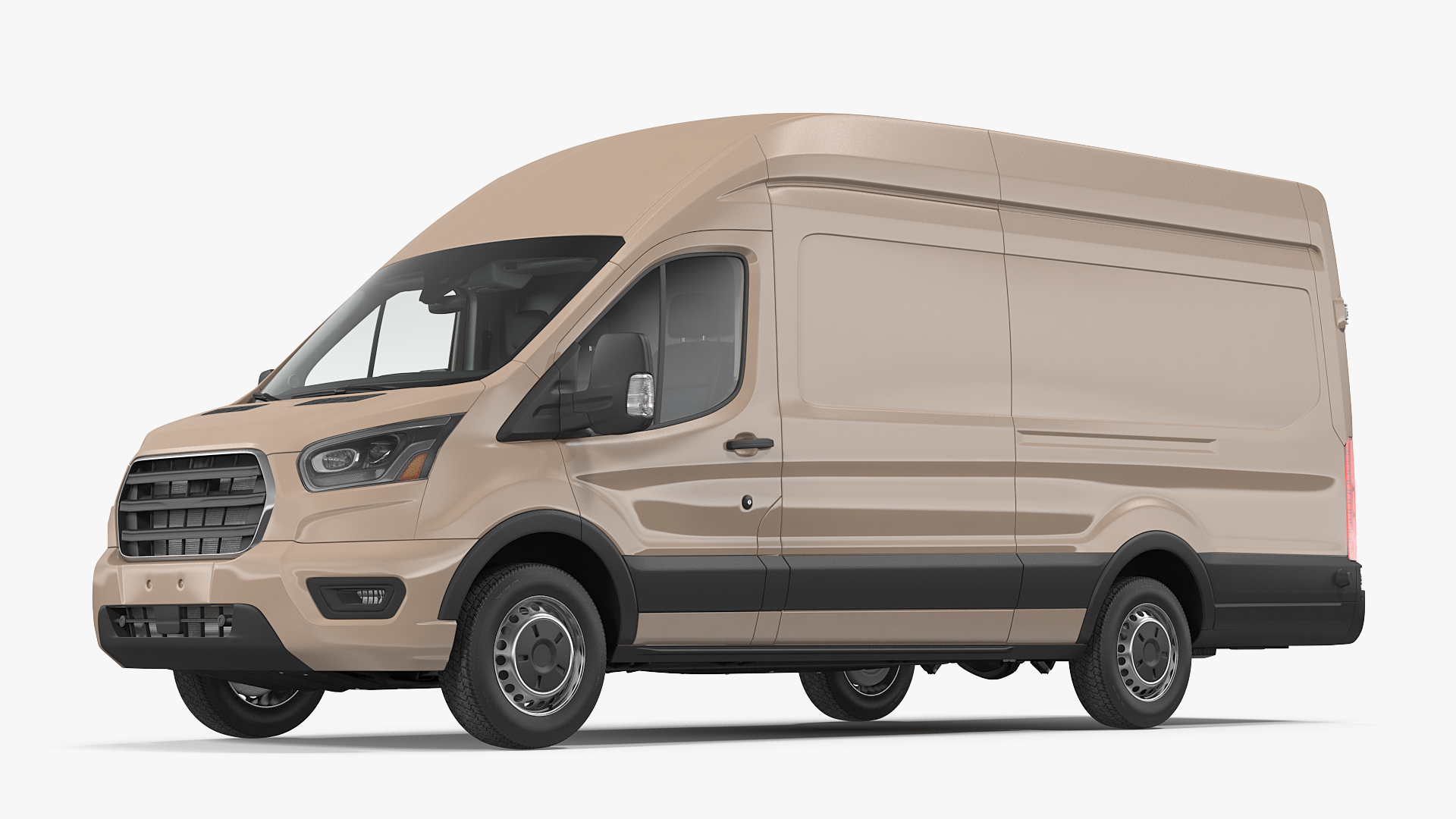Cargo Van Generic 2020 Rigged 3D model