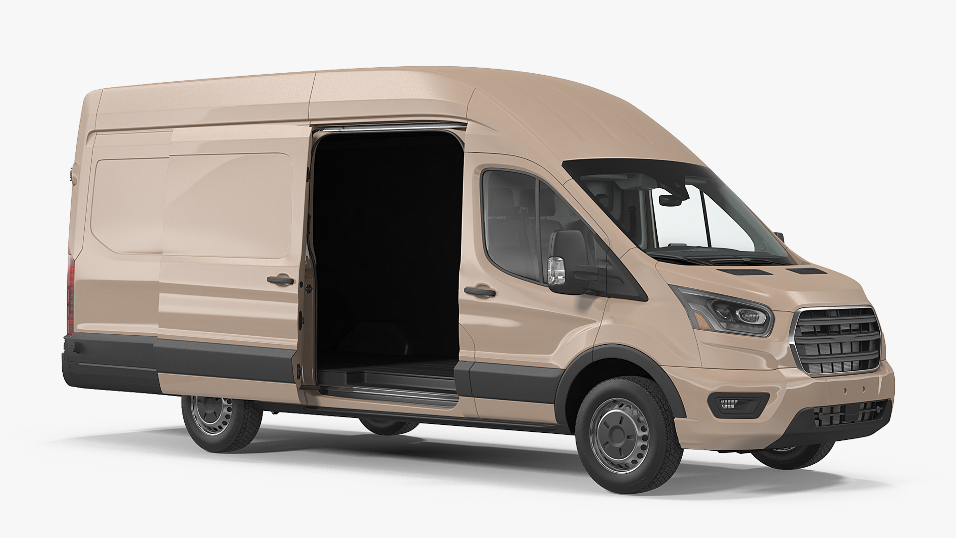 Cargo Van Generic 2020 Rigged 3D model