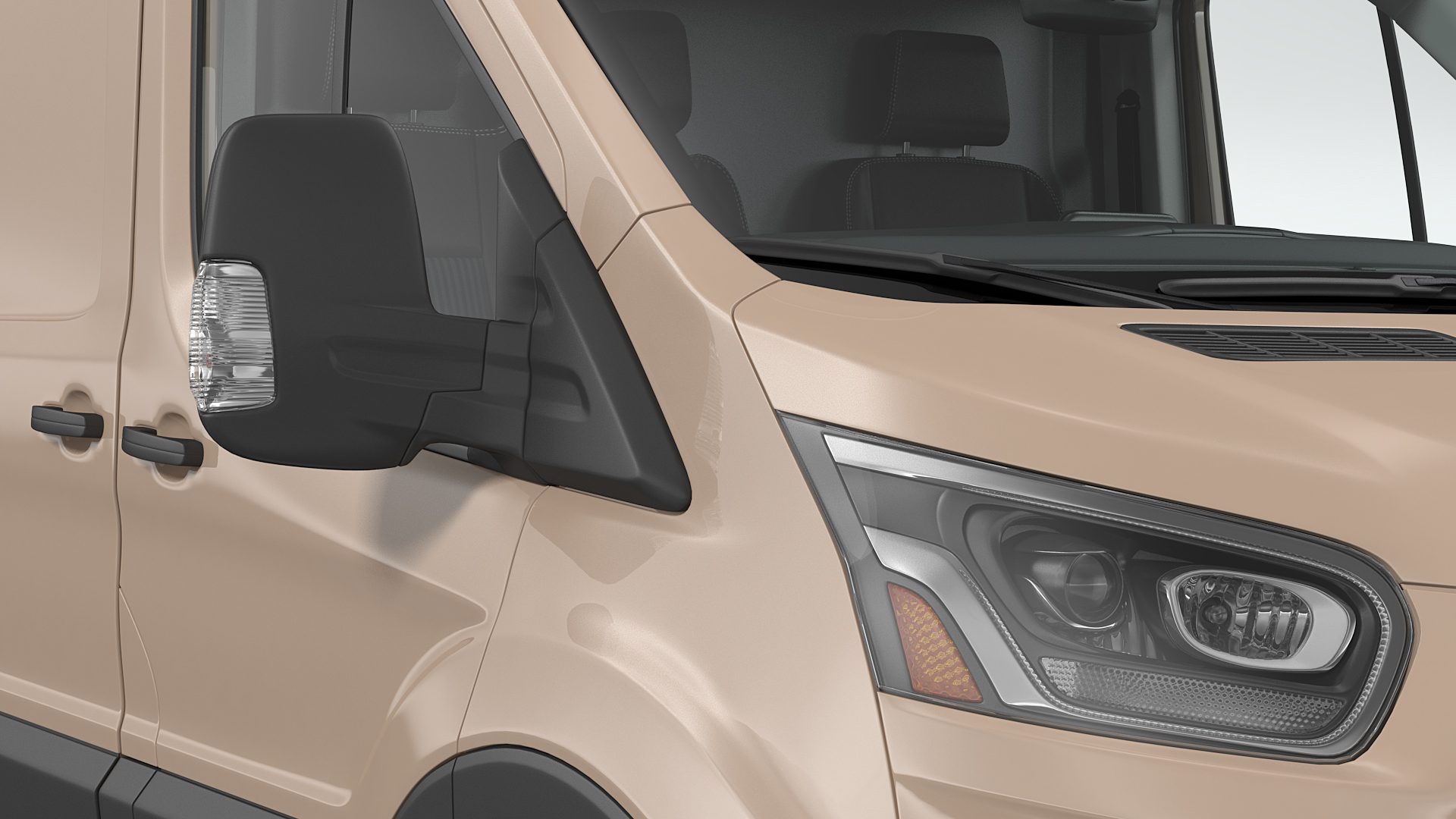 Cargo Van Generic 2020 Rigged 3D model