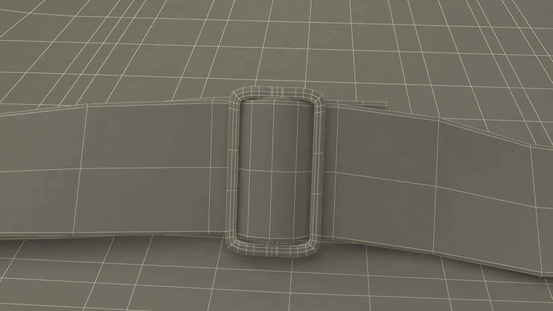 3D model Wall Mount Baby Changing Station with Safety Strap