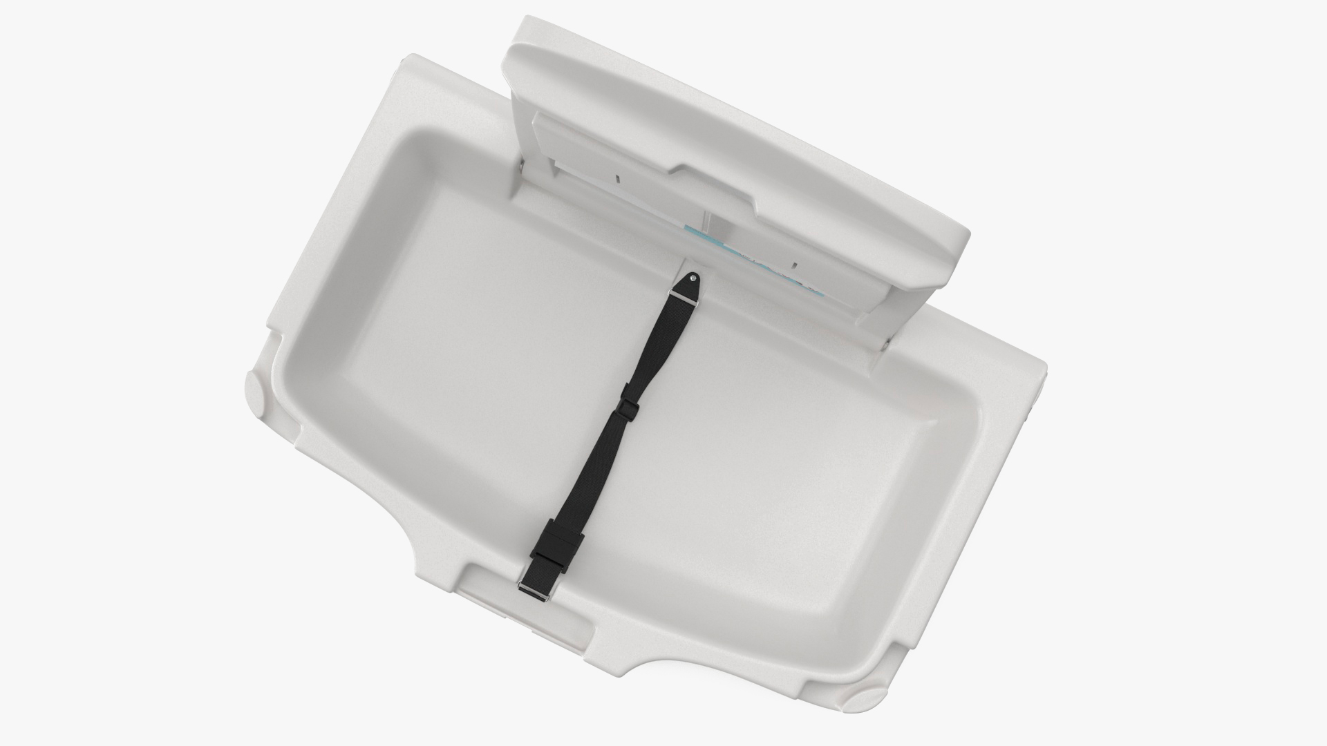 3D model Wall Mount Baby Changing Station with Safety Strap
