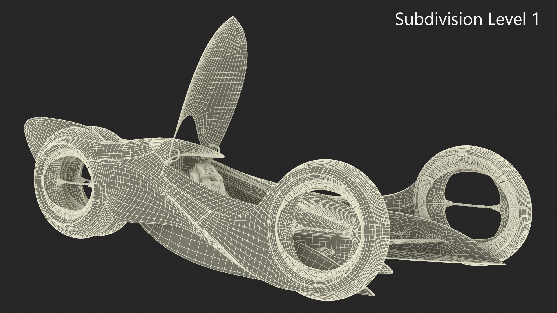 Mazda KAAN Futuristic Race Car Rigged 3D