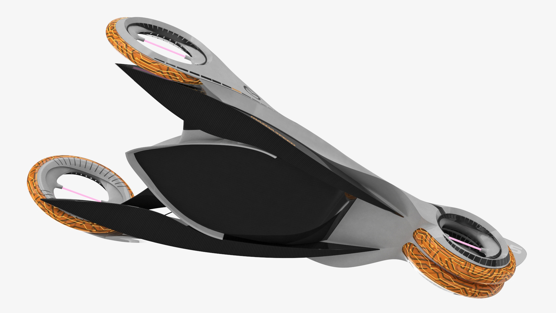 Mazda KAAN Futuristic Race Car Rigged 3D
