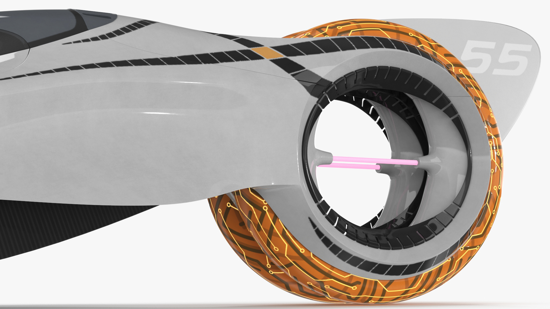 Mazda KAAN Futuristic Race Car Rigged 3D