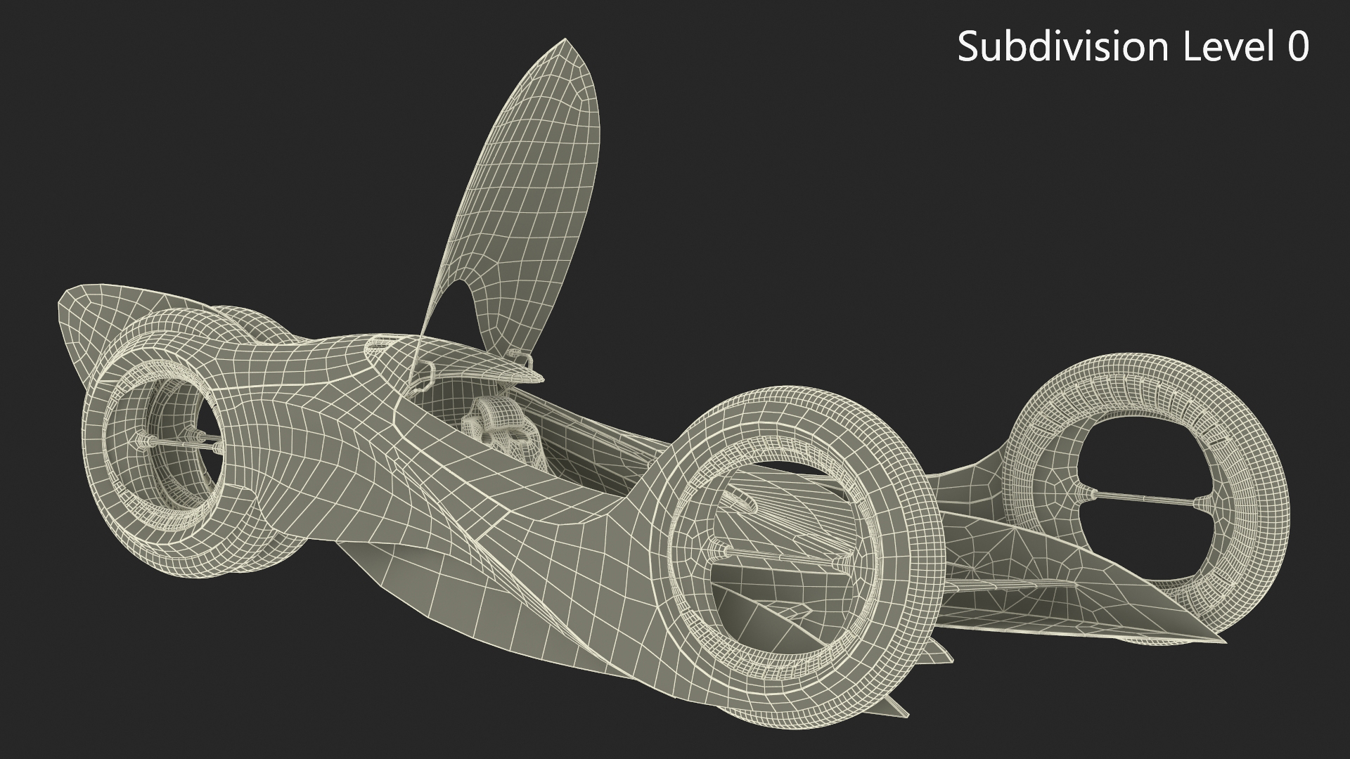 Mazda KAAN Futuristic Race Car Rigged 3D