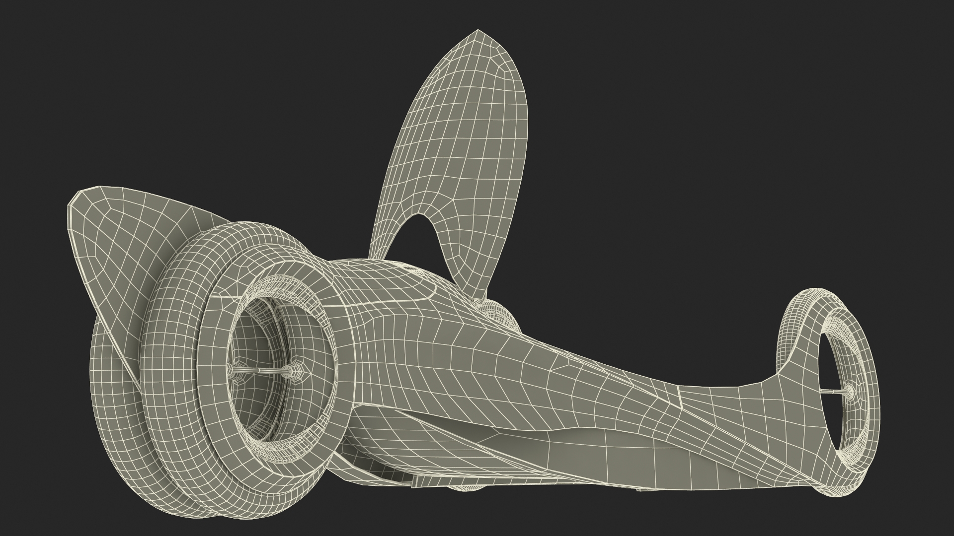 Mazda KAAN Futuristic Race Car Rigged 3D