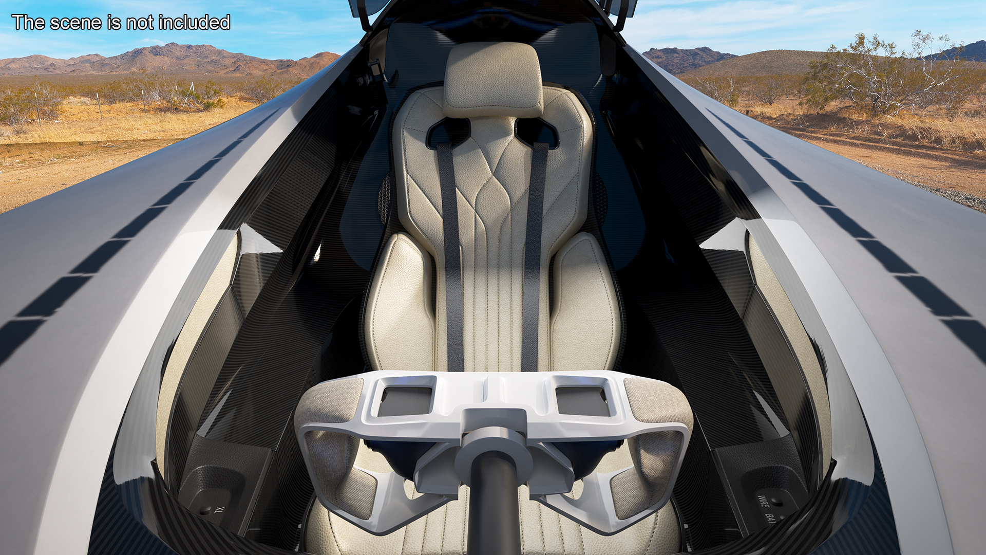 Mazda KAAN Futuristic Race Car Rigged 3D