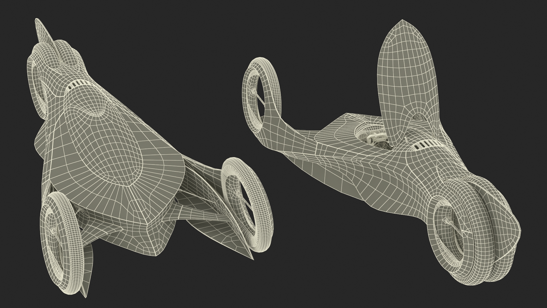 Mazda KAAN Futuristic Race Car Rigged 3D