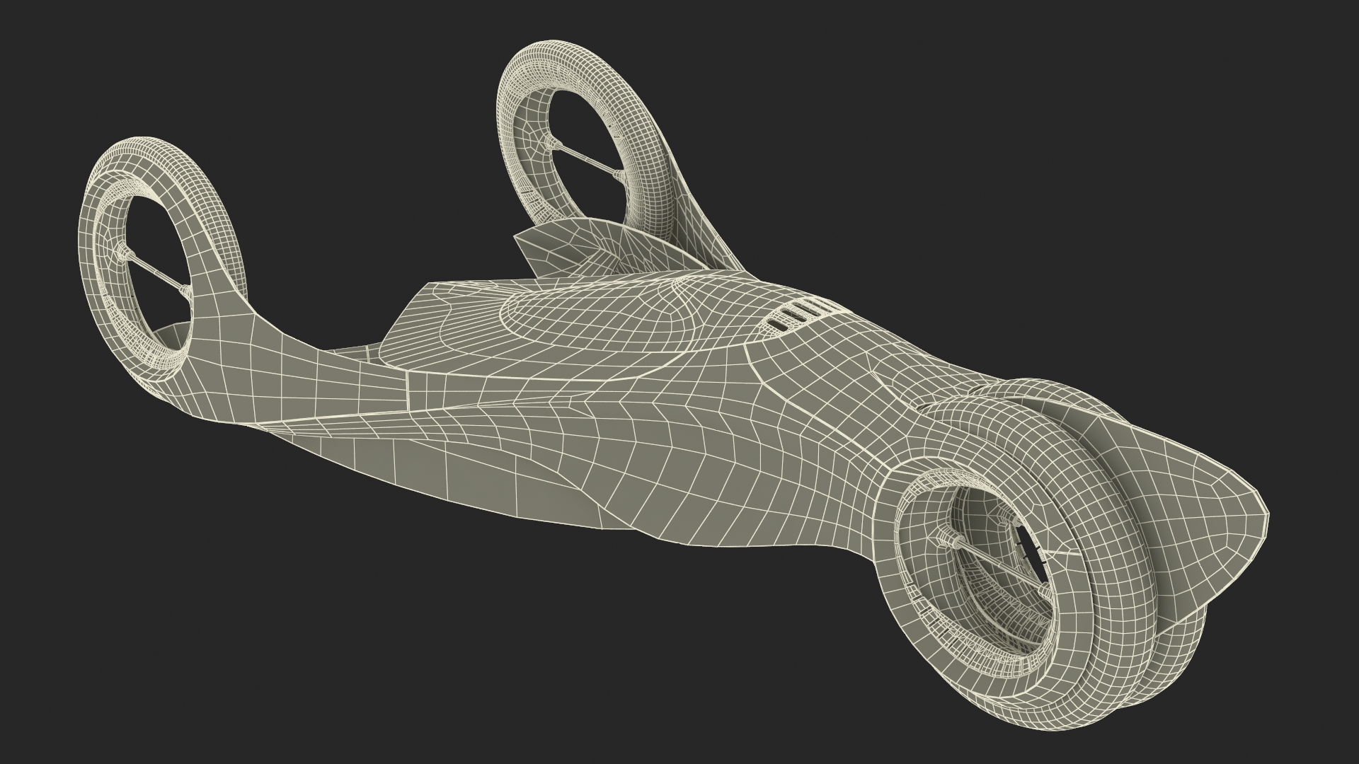 Mazda KAAN Futuristic Race Car Rigged 3D