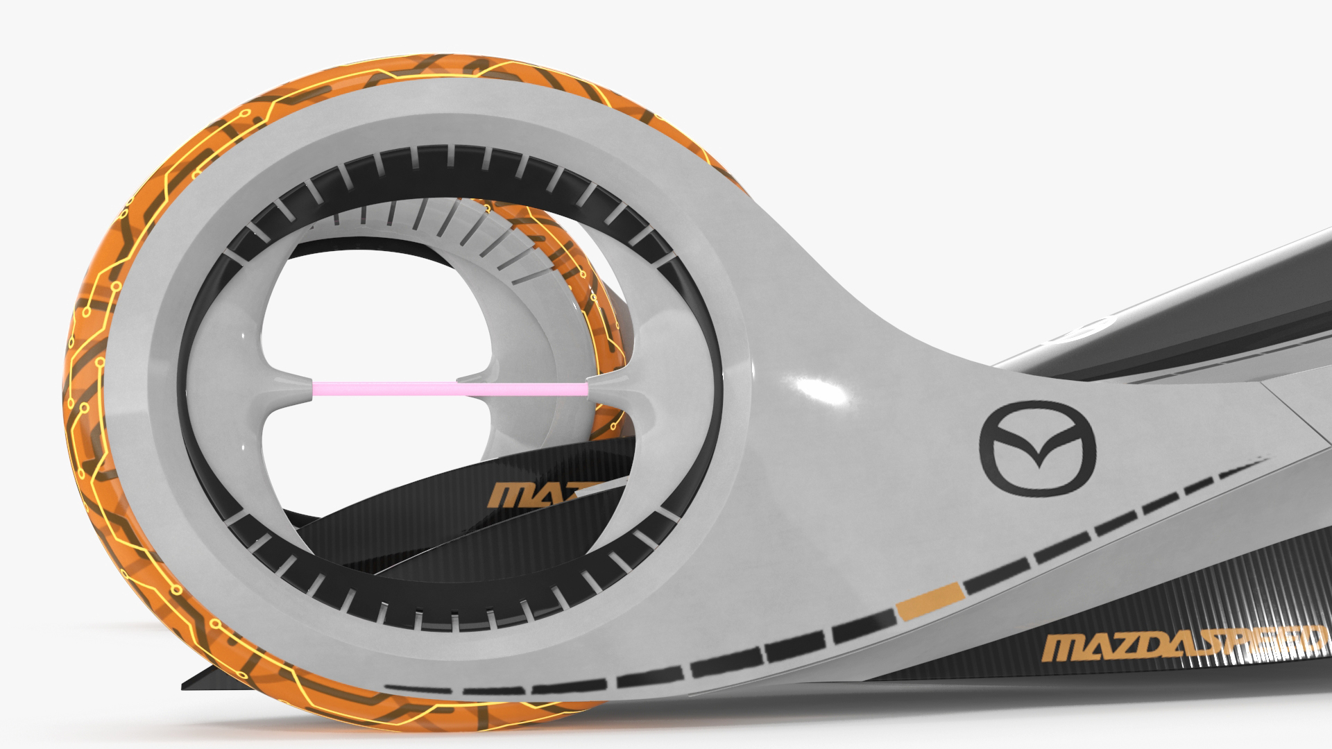 Mazda KAAN Futuristic Race Car Rigged 3D