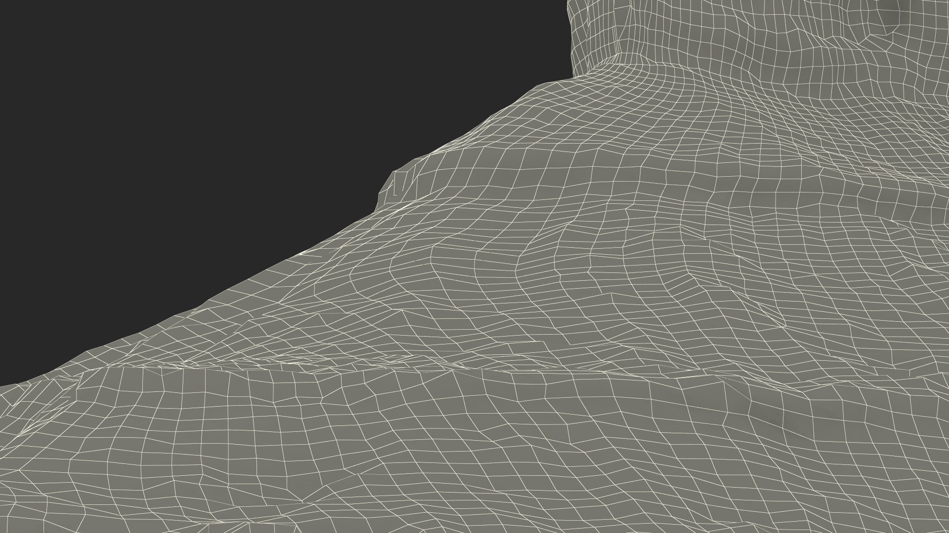 Monument Valley Mitten Buttes Rock Formation 3D model
