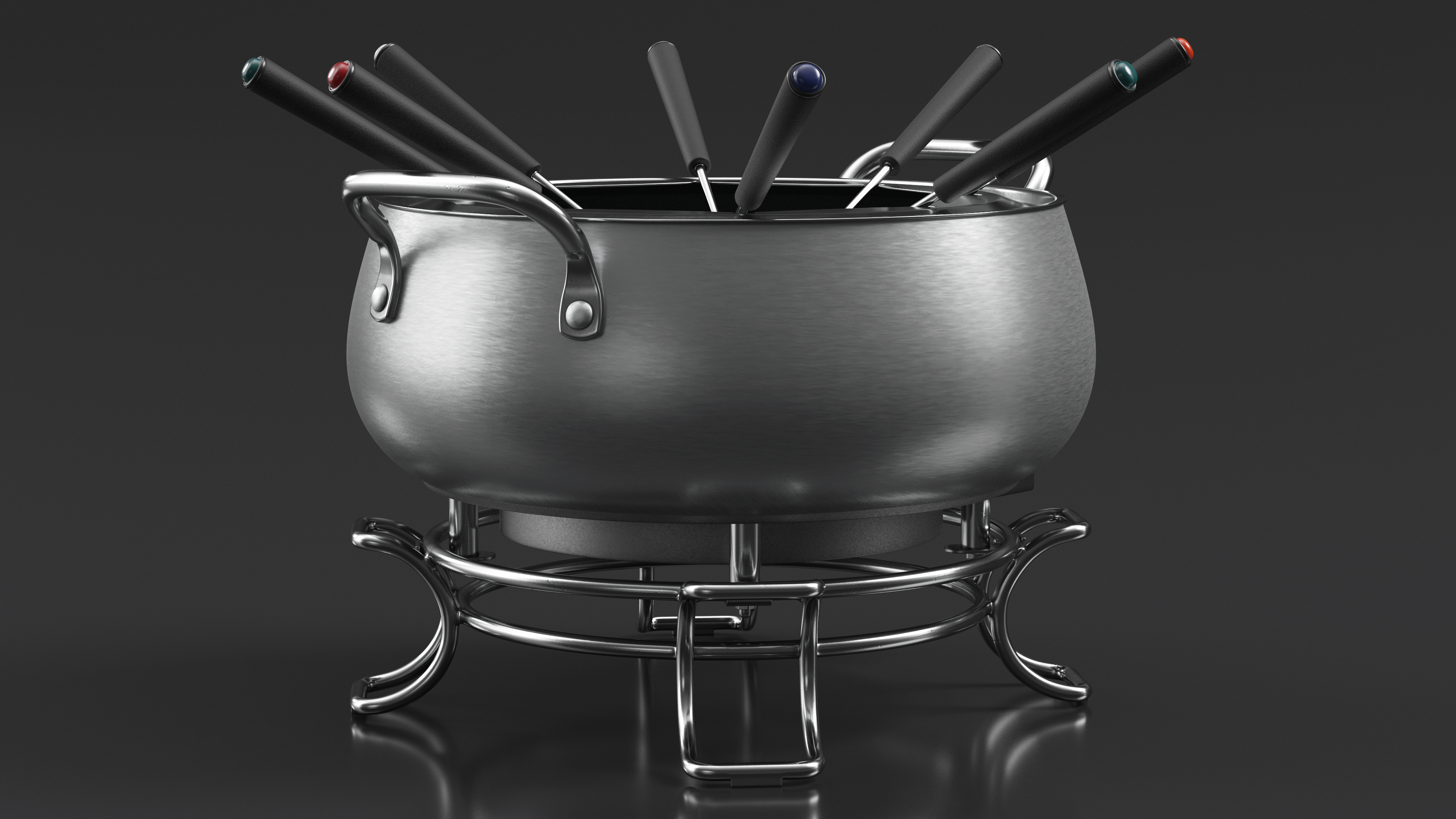 Electric Fondue Set 3D model