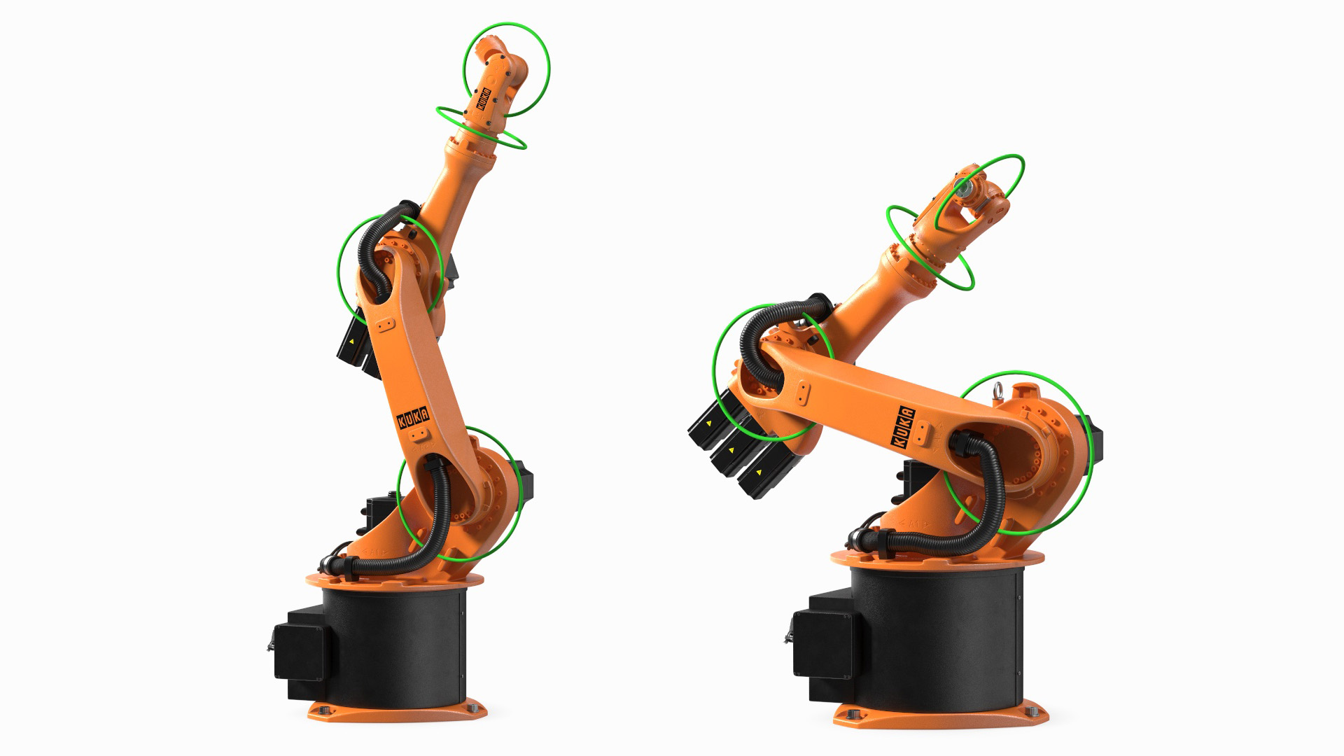 3D model Low Payload Robot Arm Kuka KR 6 2 Rigged