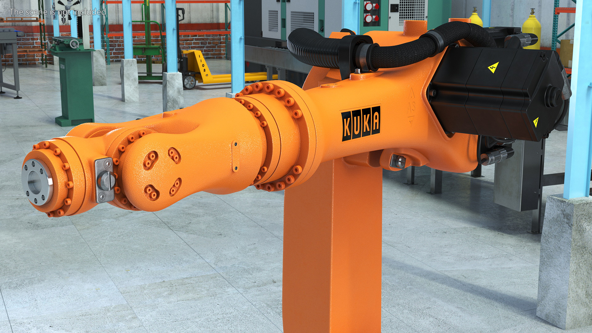 3D model Low Payload Robot Arm Kuka KR 6 2 Rigged