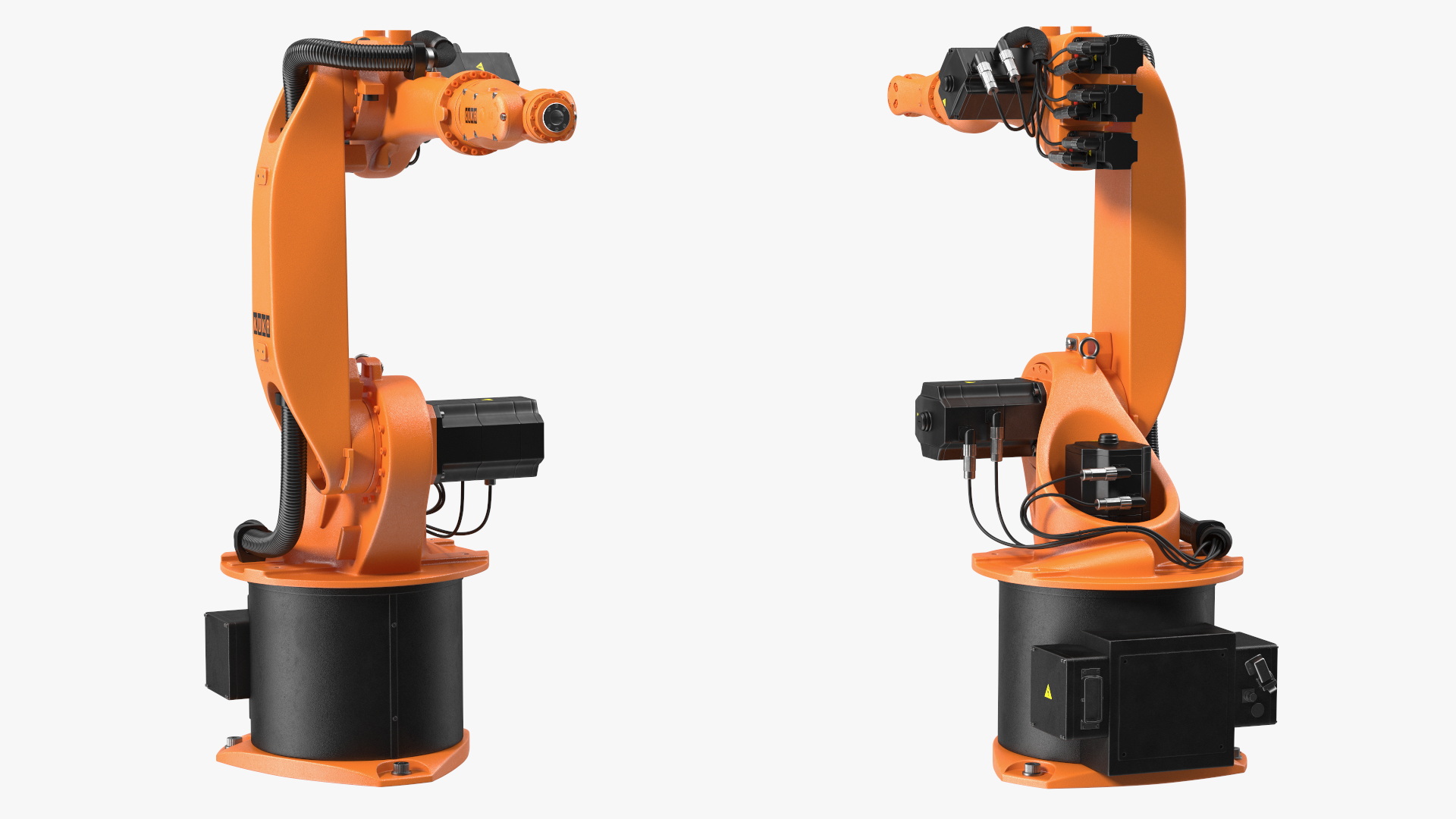 3D model Low Payload Robot Arm Kuka KR 6 2 Rigged