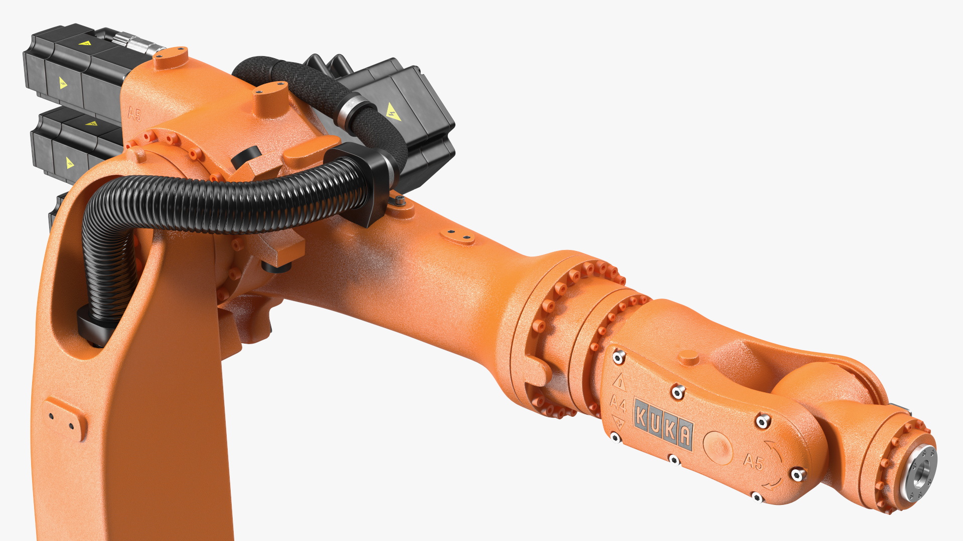 3D model Low Payload Robot Arm Kuka KR 6 2 Rigged