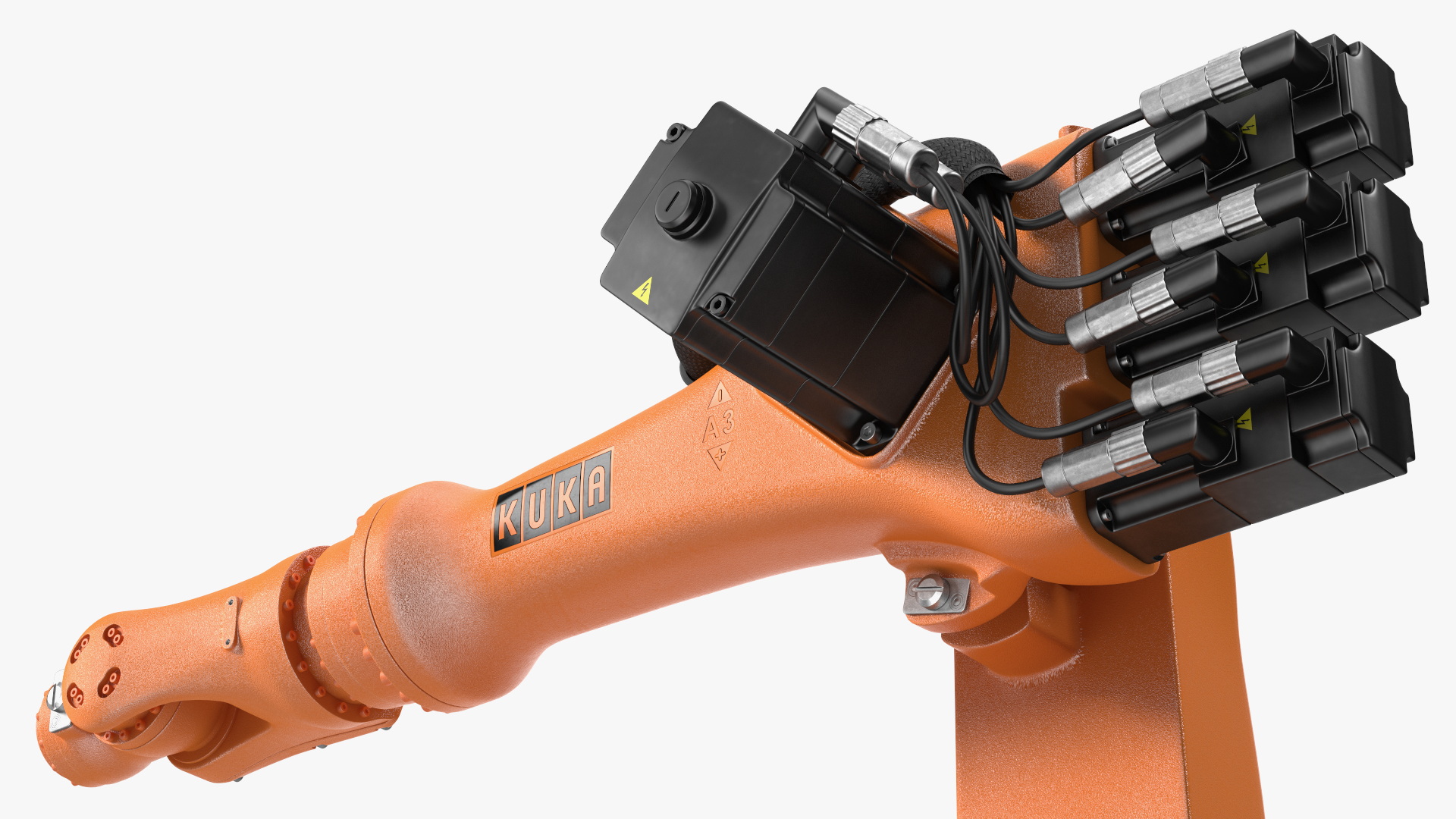 3D model Low Payload Robot Arm Kuka KR 6 2 Rigged