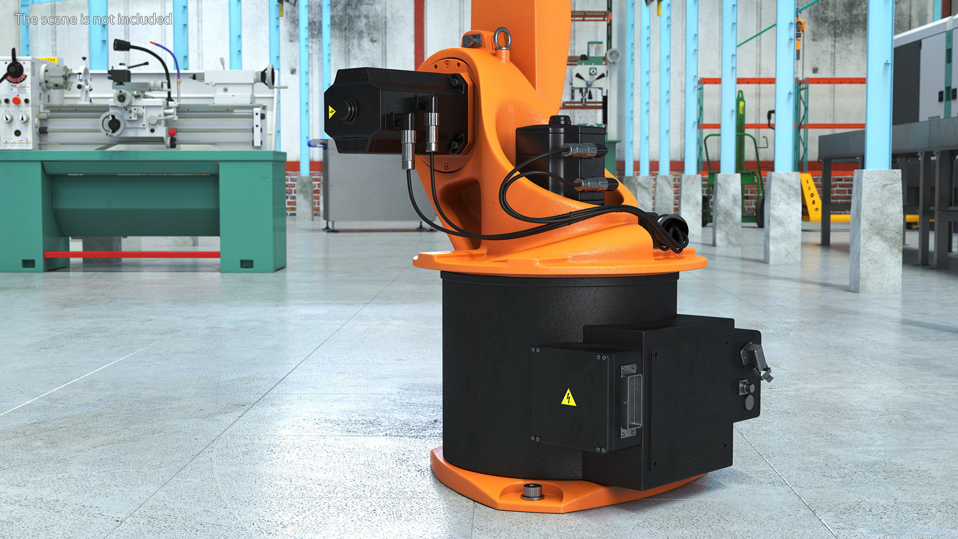 3D model Low Payload Robot Arm Kuka KR 6 2 Rigged