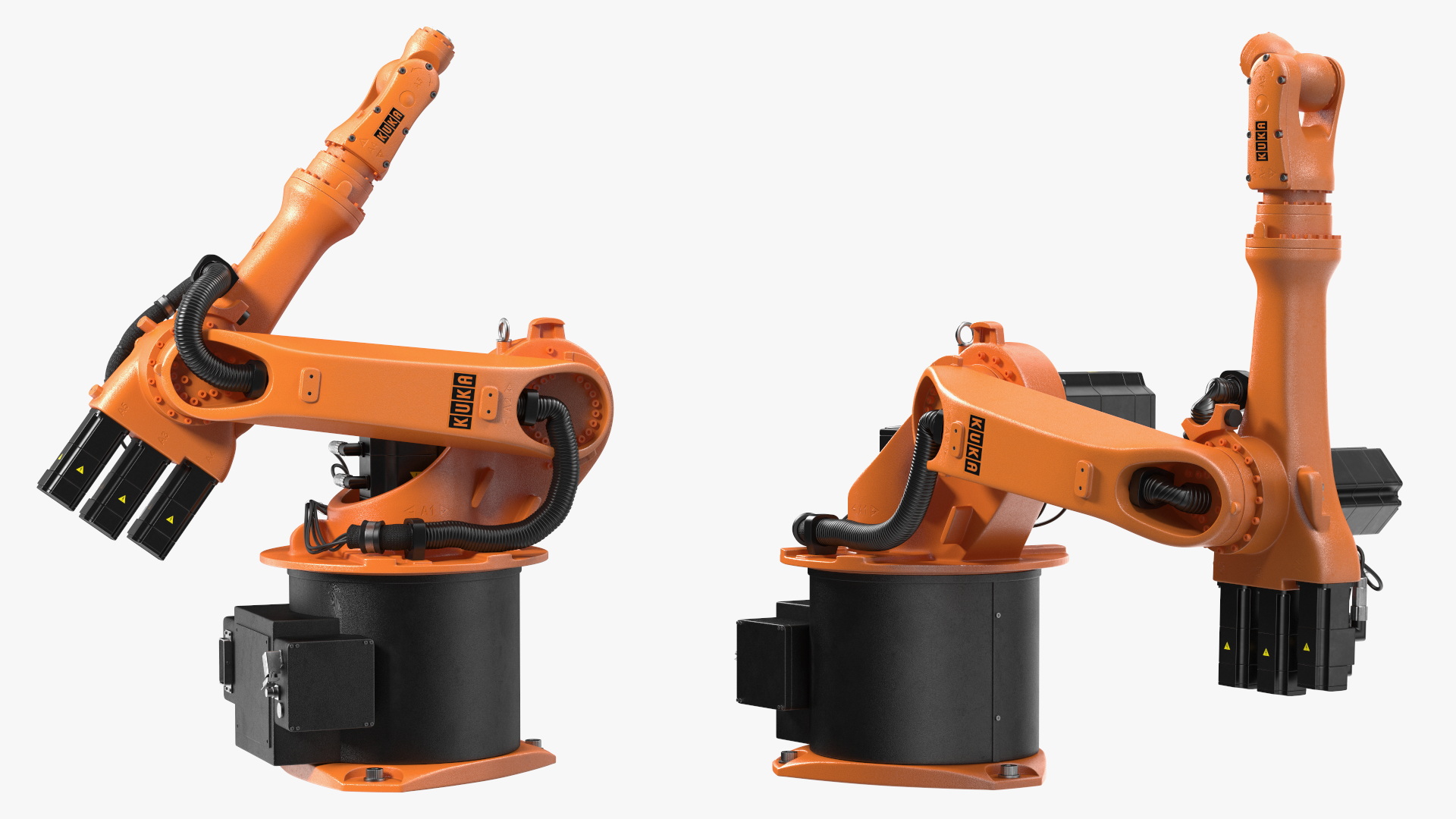 3D model Low Payload Robot Arm Kuka KR 6 2 Rigged