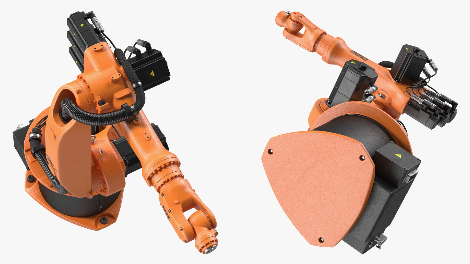 3D model Low Payload Robot Arm Kuka KR 6 2 Rigged