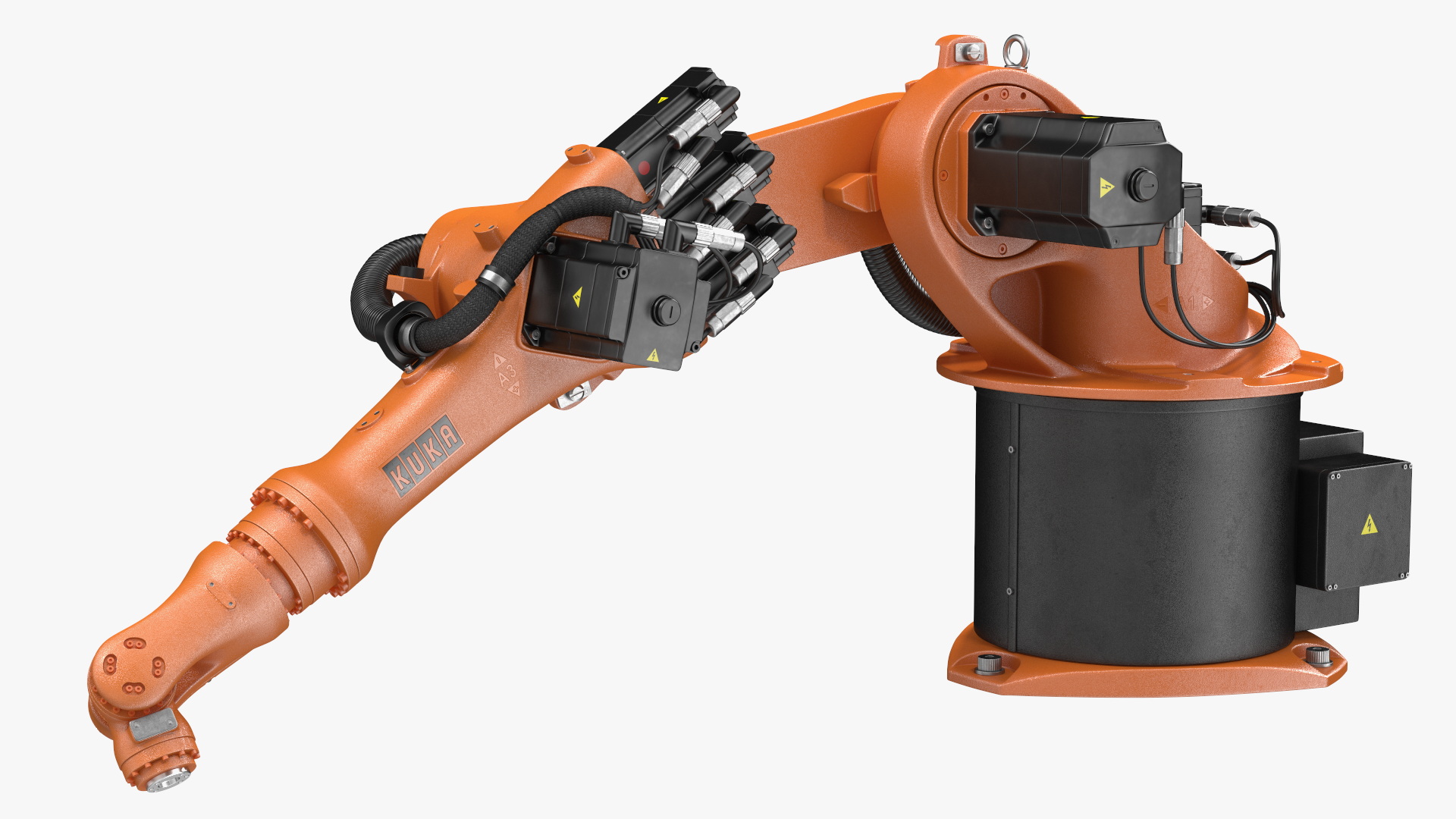 3D model Low Payload Robot Arm Kuka KR 6 2 Rigged