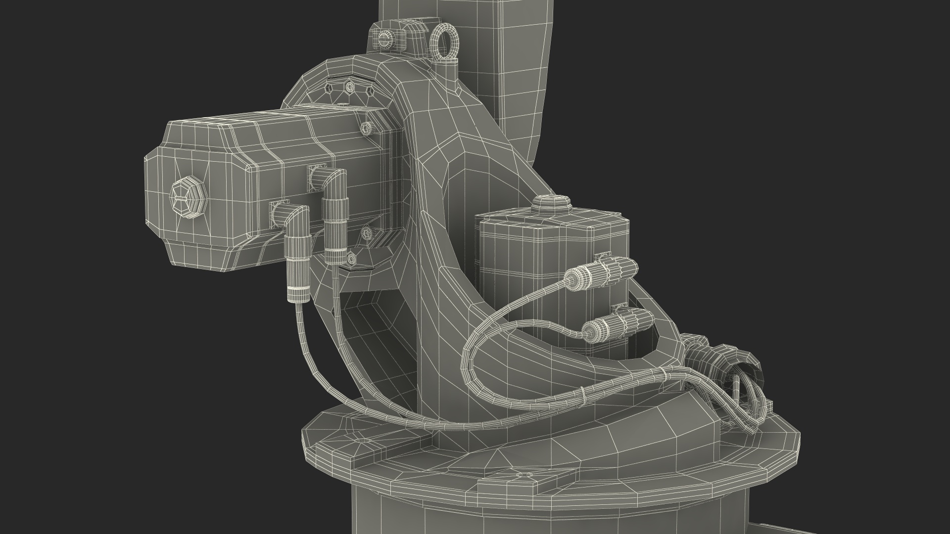 3D model Low Payload Robot Arm Kuka KR 6 2 Rigged