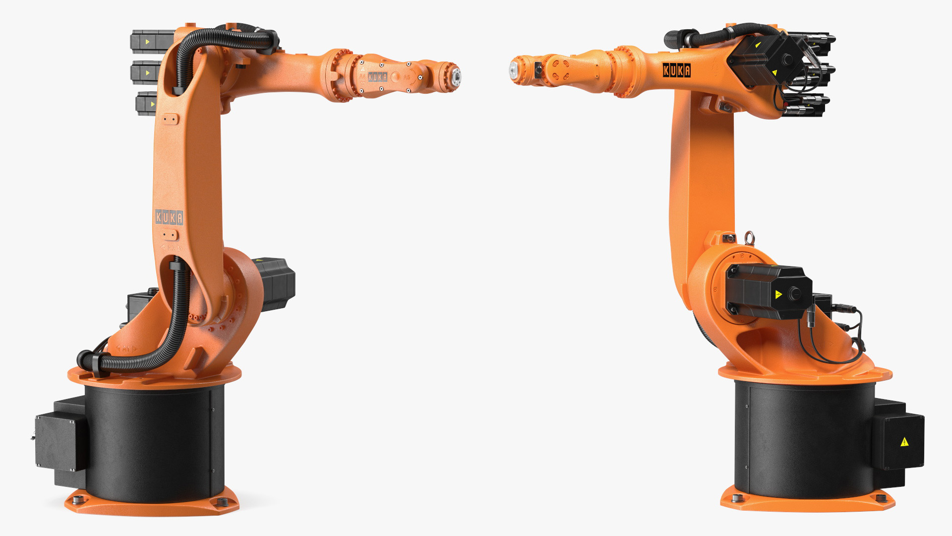 3D model Low Payload Robot Arm Kuka KR 6 2 Rigged