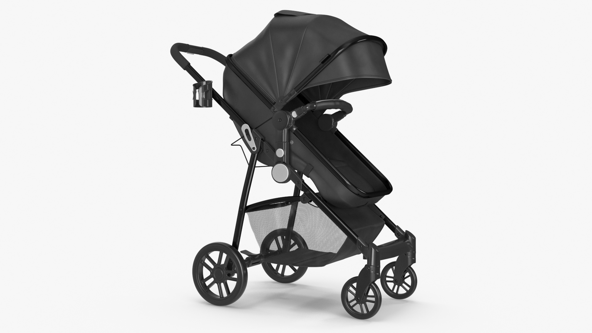 3D model Foldable Walking Baby Stroller