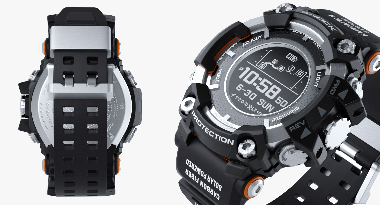 3D Sports Watch Shock Resistant Generic