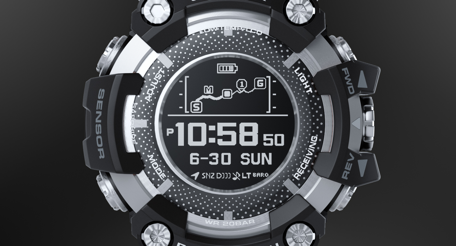 3D Sports Watch Shock Resistant Generic