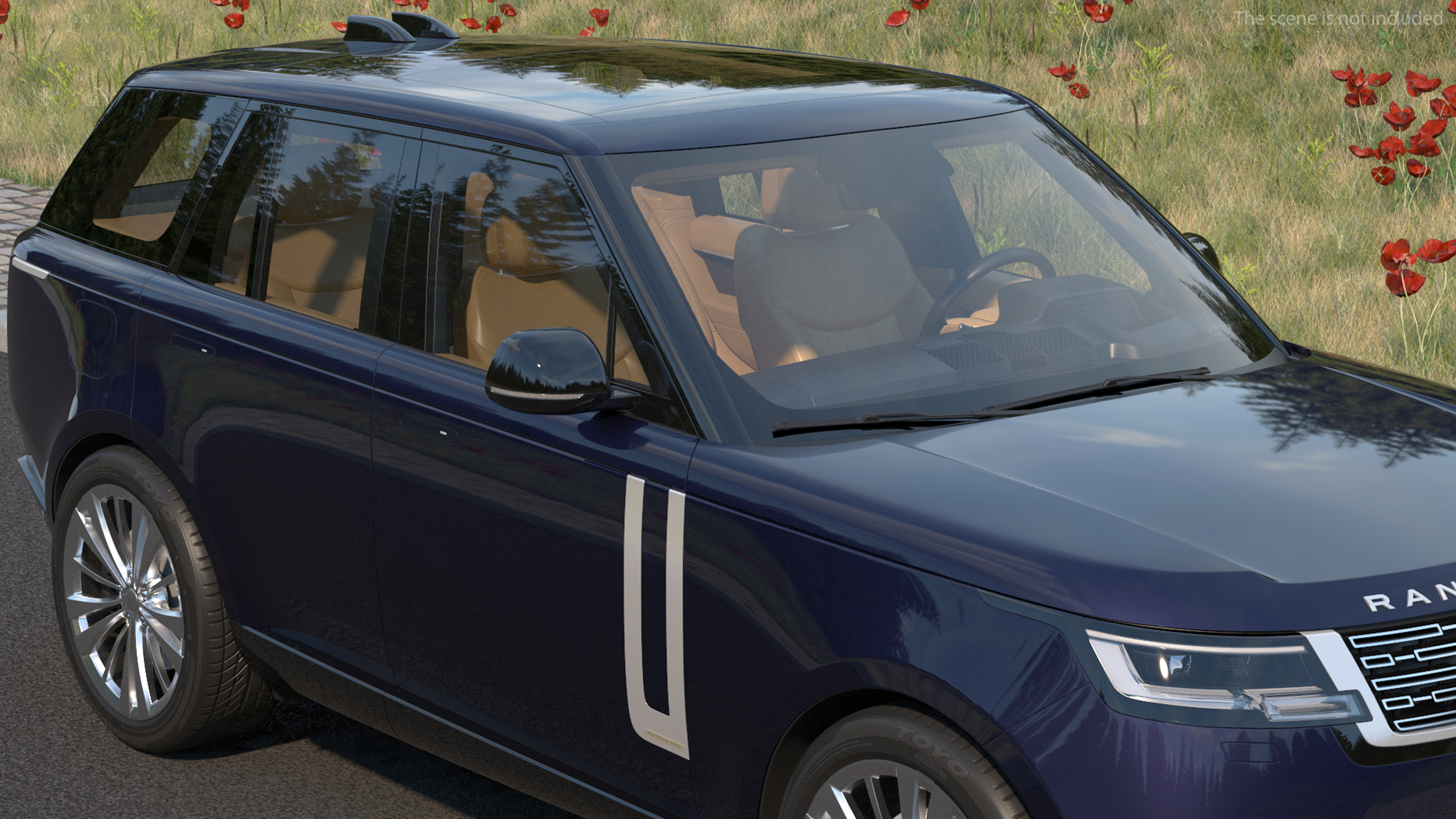 Range Rover 2022 Simple Interior 3D