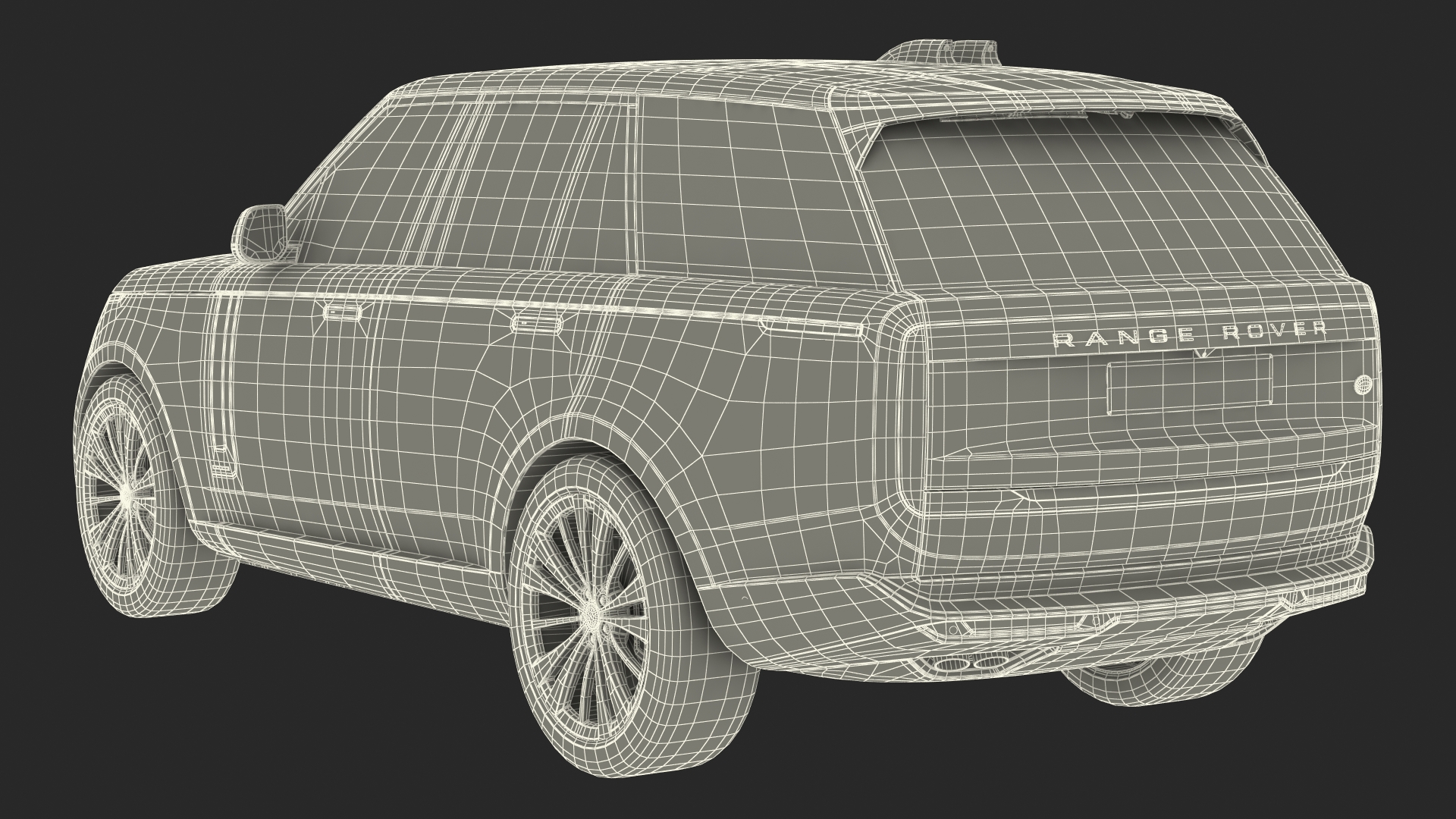 Range Rover 2022 Simple Interior 3D