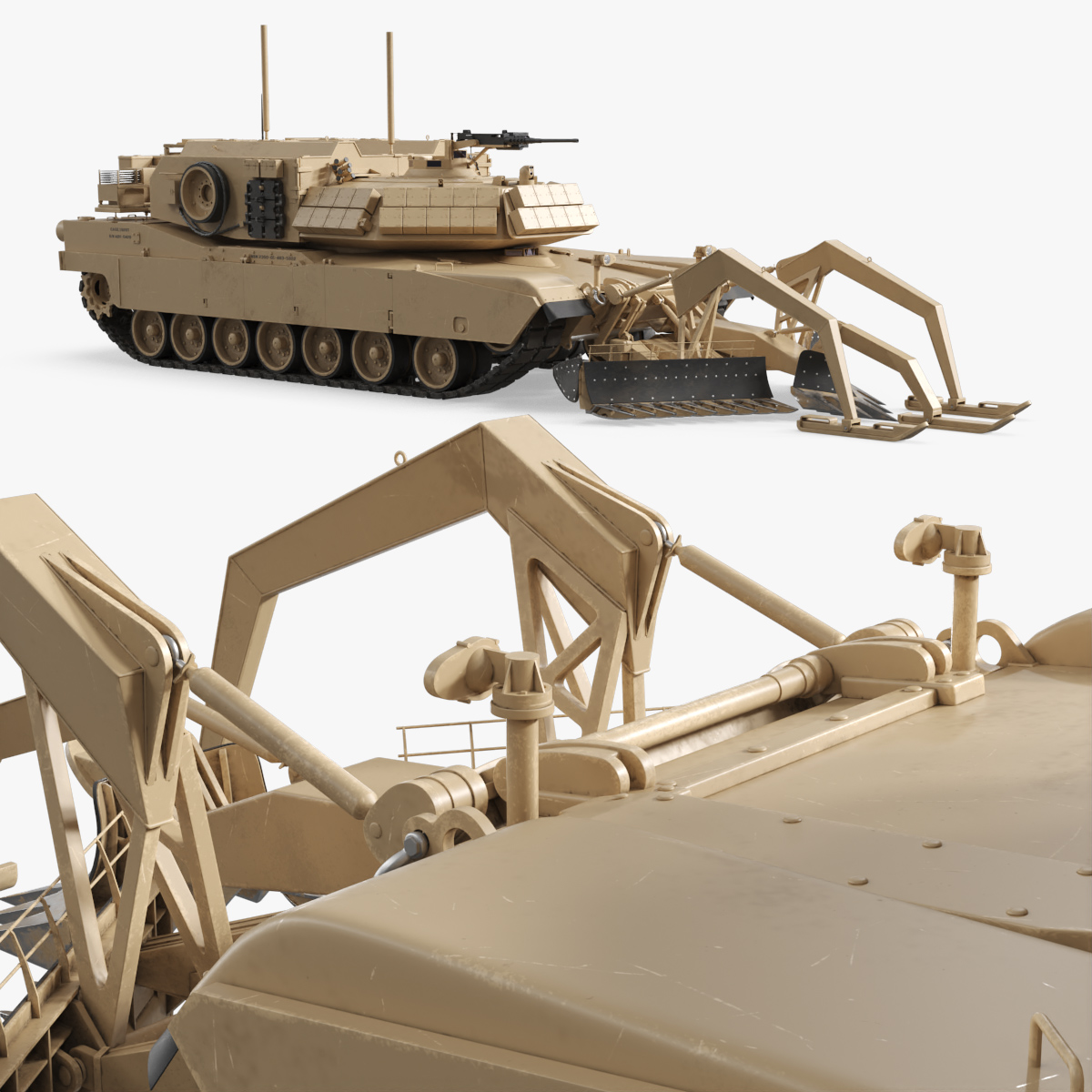 M1150 Assault Breacher Vehicle Desert