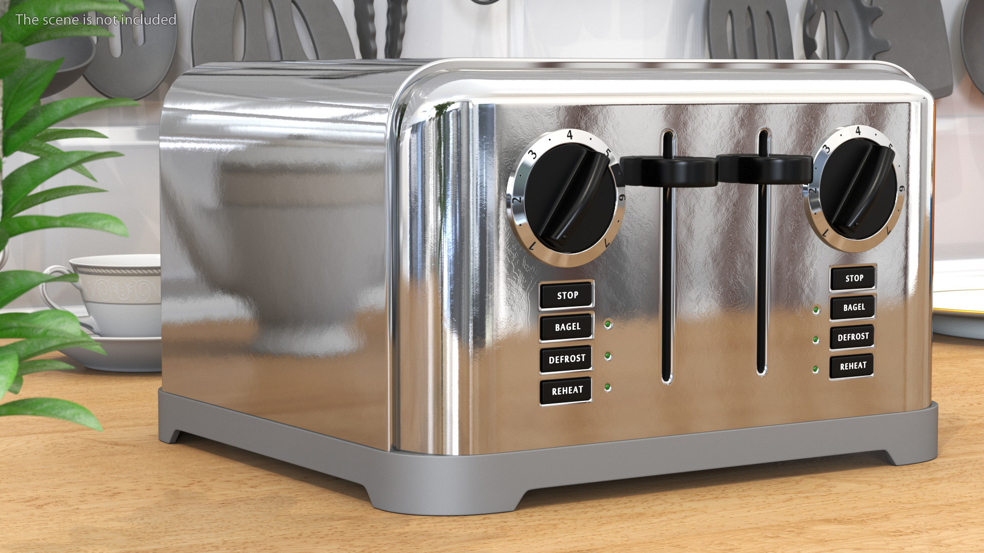 3D model Toaster 4 Slice