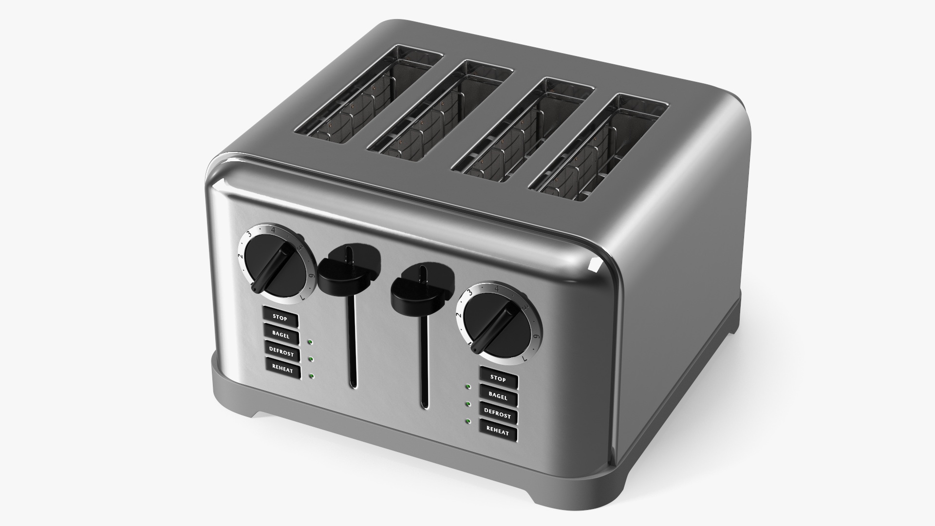 3D model Toaster 4 Slice
