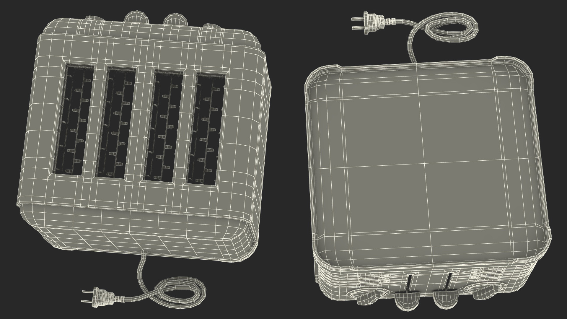 3D model Toaster 4 Slice