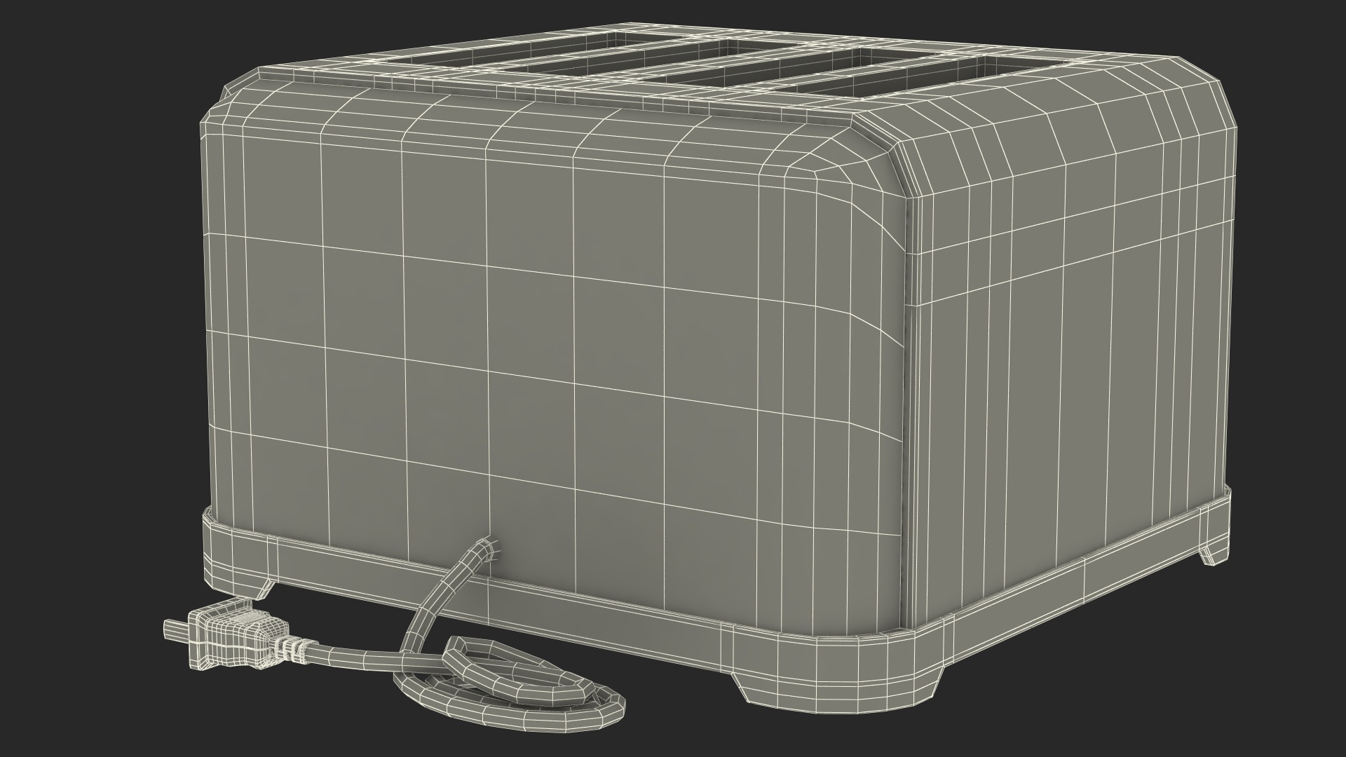 3D model Toaster 4 Slice