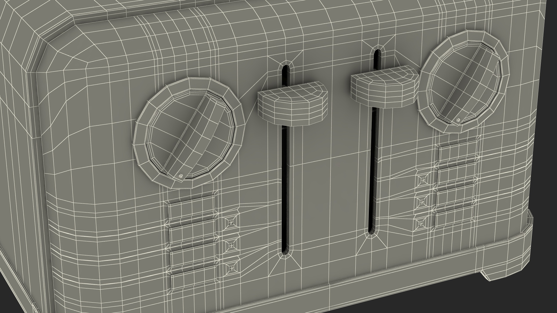 3D model Toaster 4 Slice