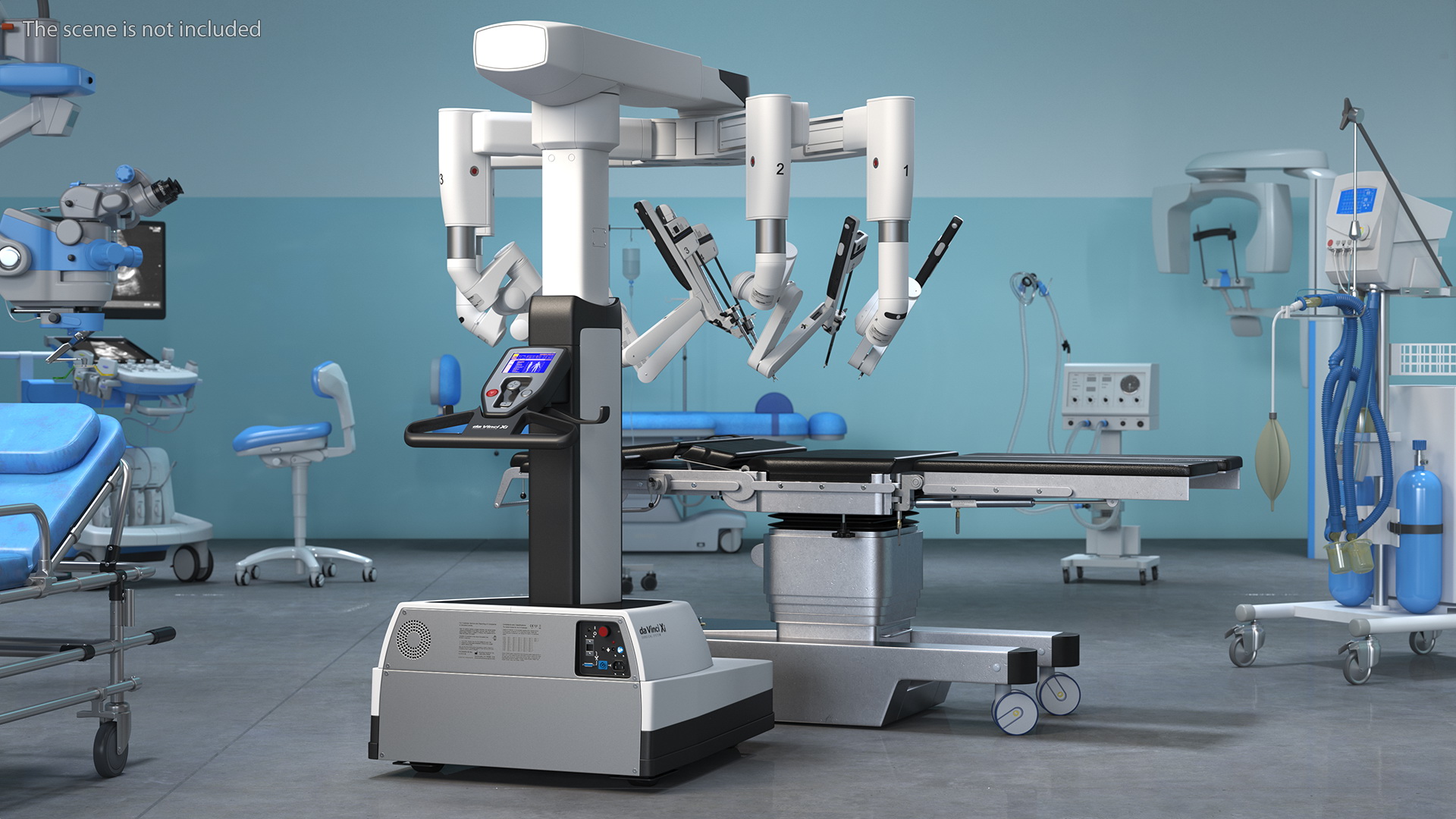 3D Surgical Robotic System da Vinci SI with Operating Table