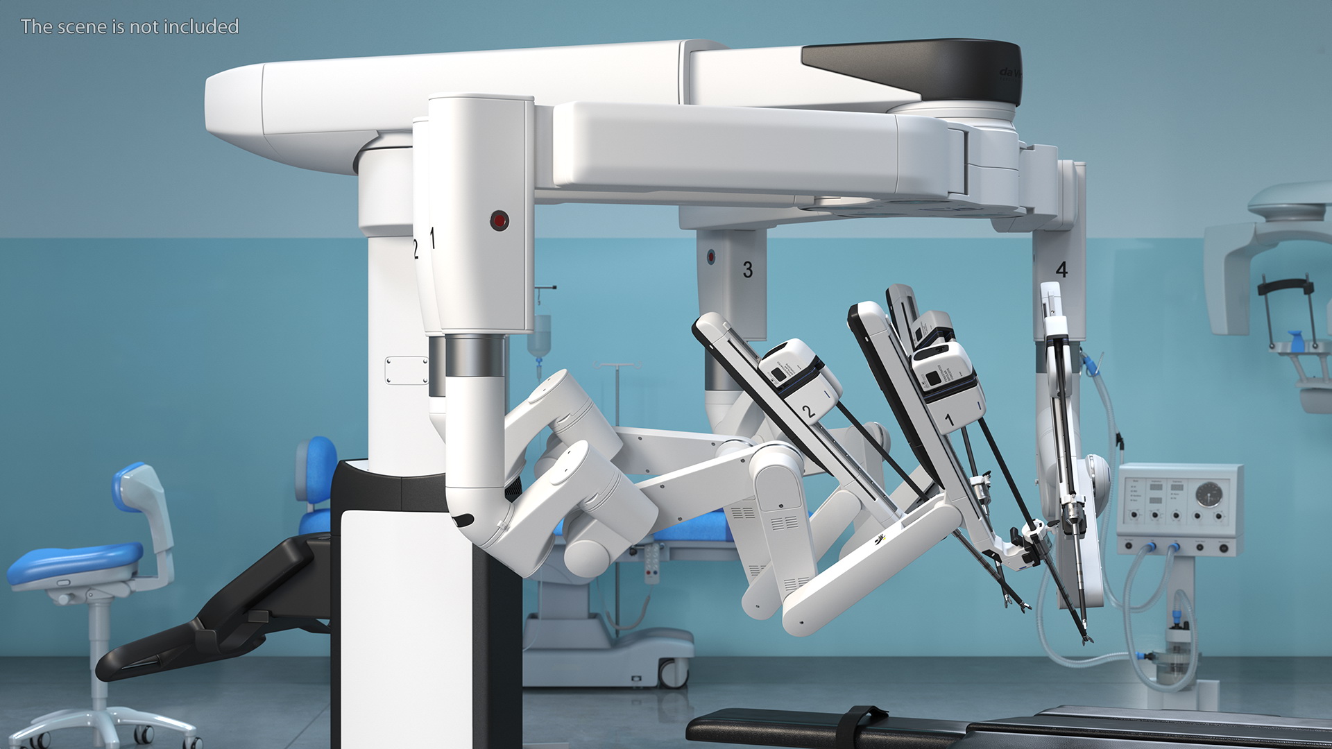 3D Surgical Robotic System da Vinci SI with Operating Table