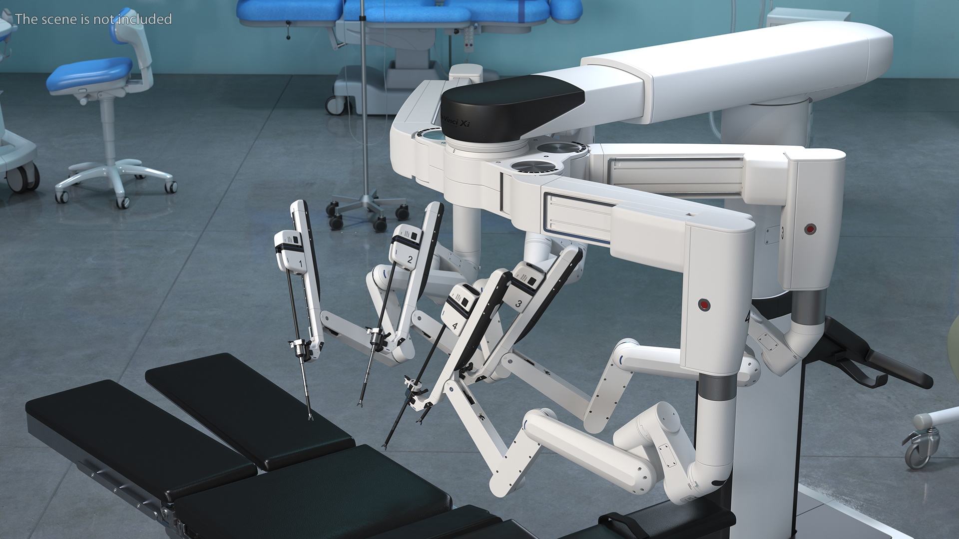 3D Surgical Robotic System da Vinci SI with Operating Table