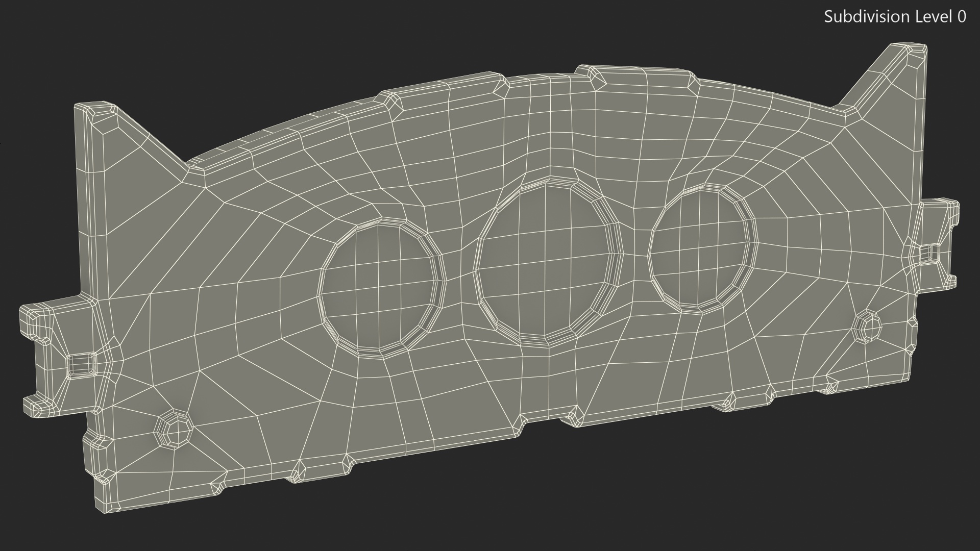 3D model Front Brake Disk Pad