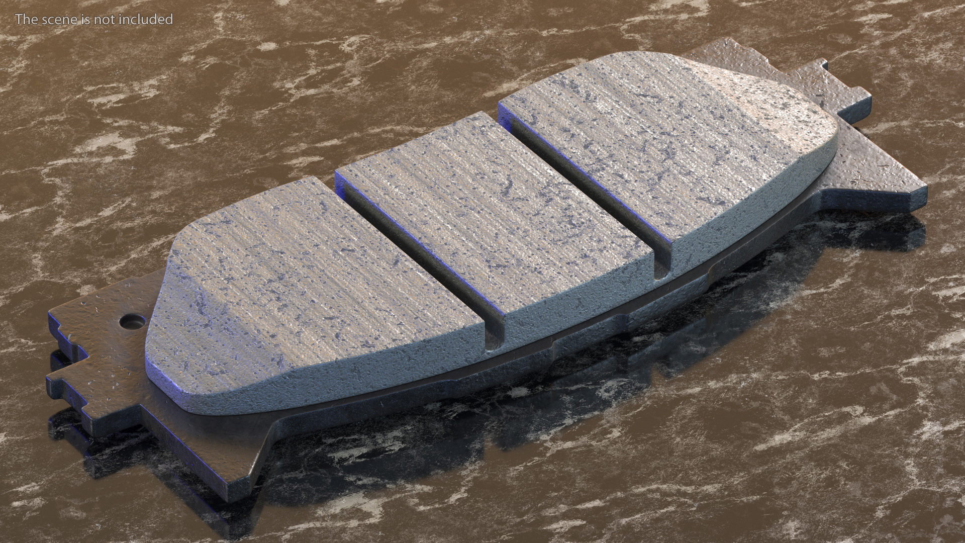 3D model Front Brake Disk Pad