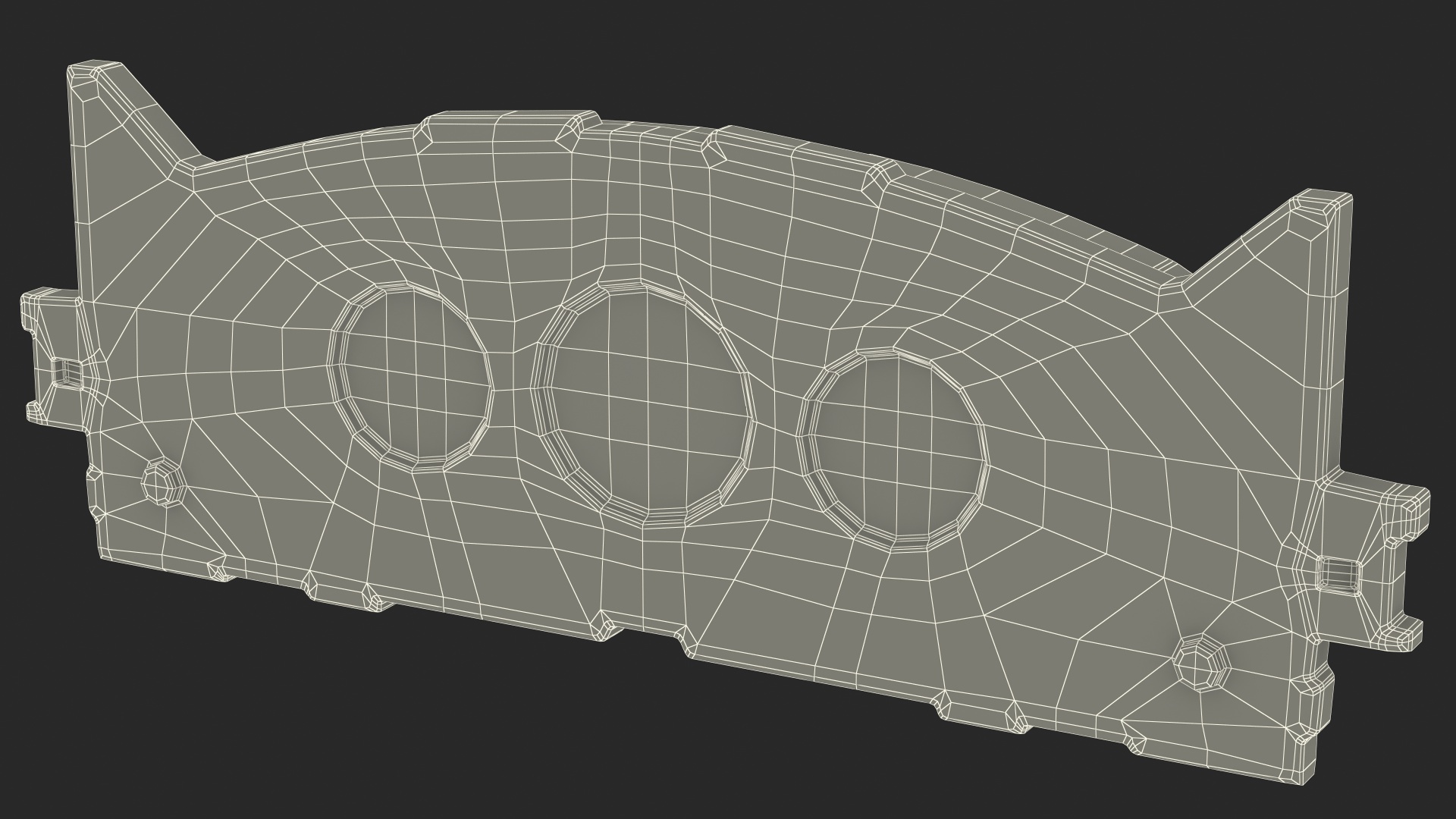 3D model Front Brake Disk Pad
