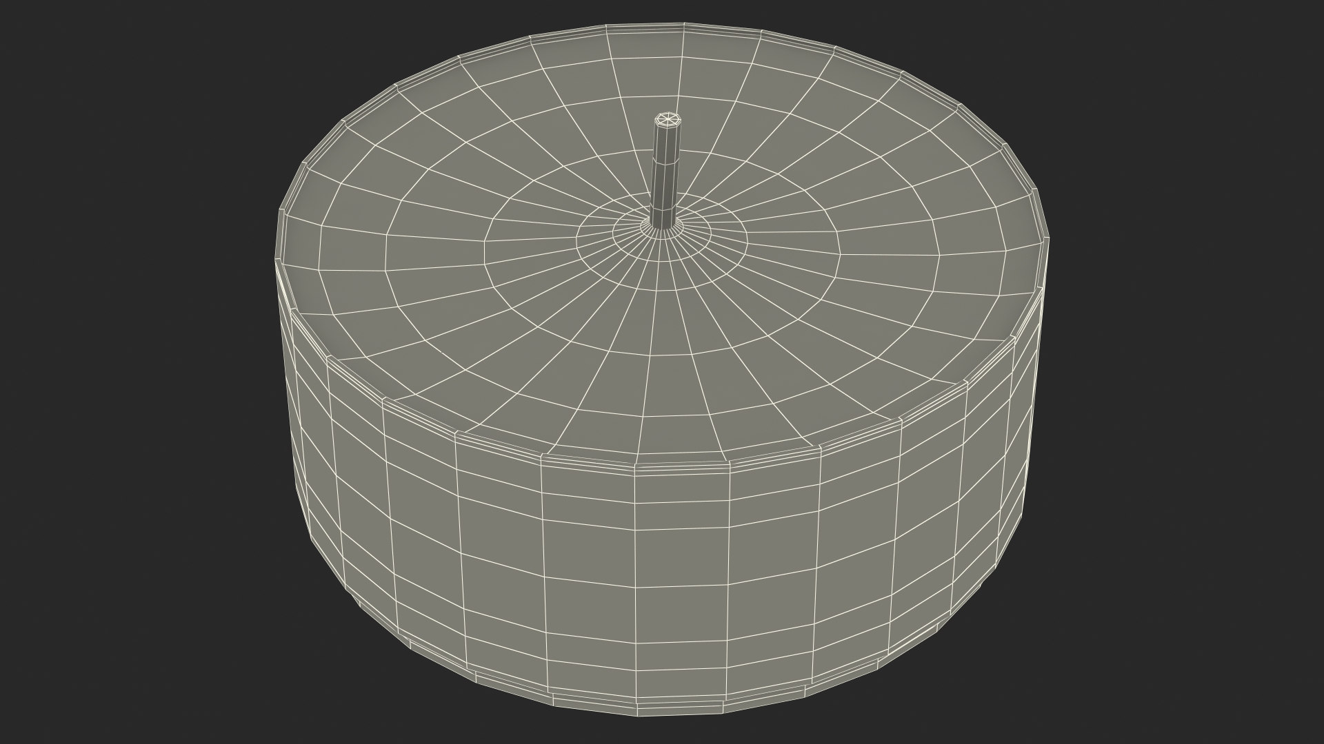 3D Tealight Candle in Metal Cup model