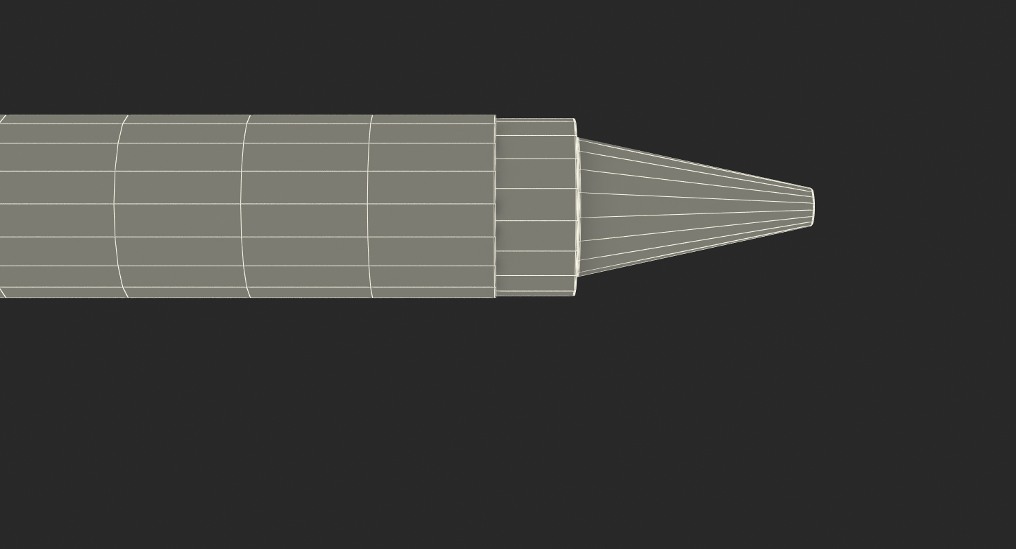 3D model Red Crayon