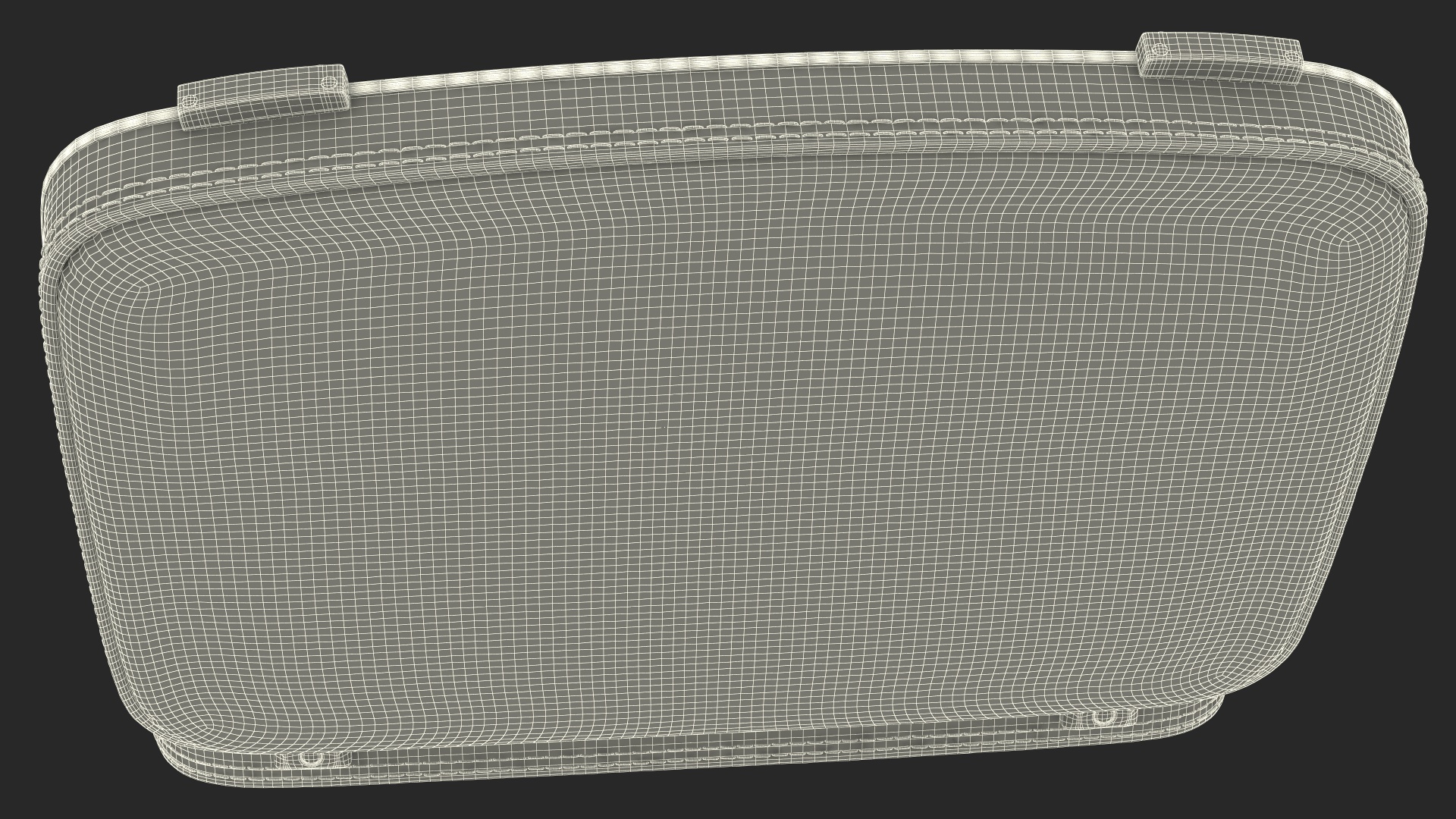 3D model Vintage Open Red Suitcase