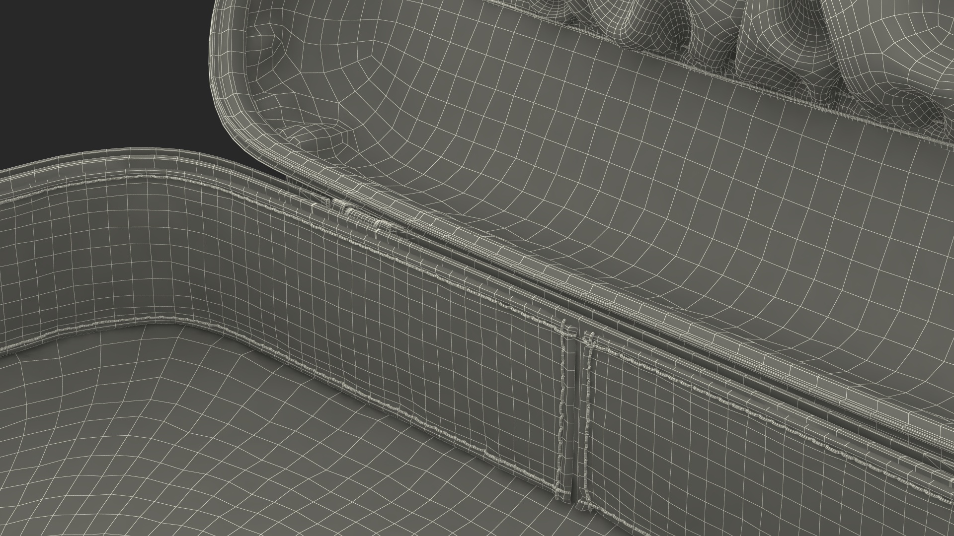 3D model Vintage Open Red Suitcase