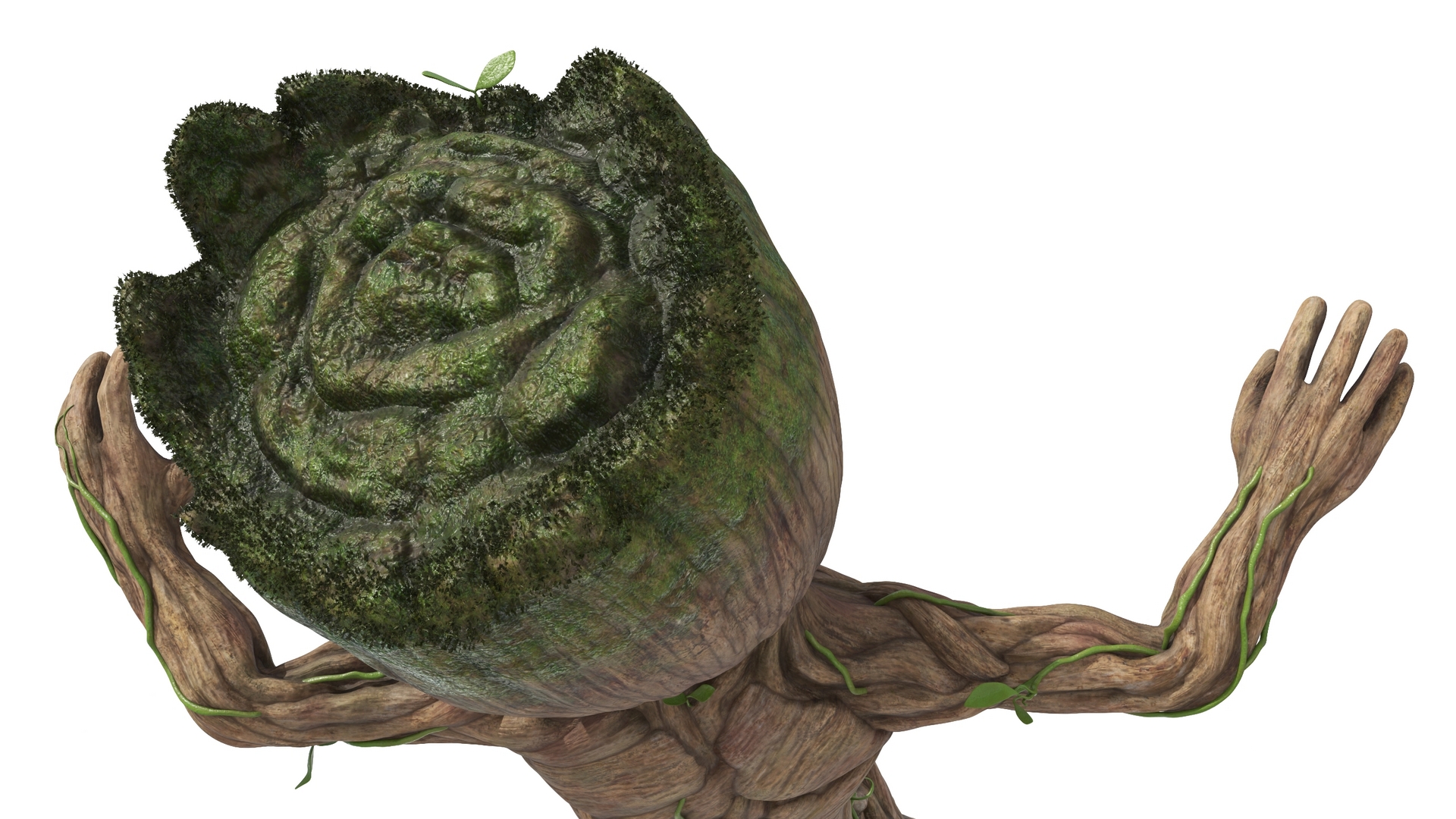 3D model Little Groot Character Dancing Pose