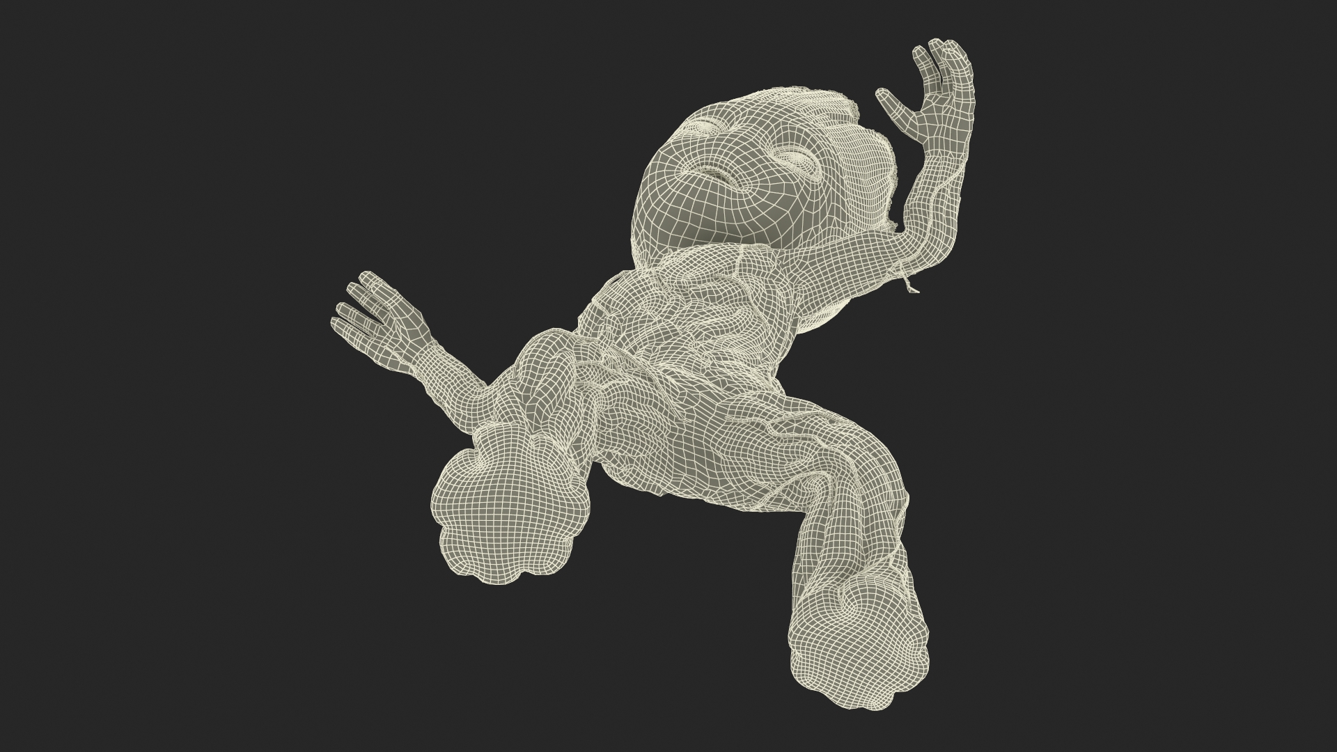 3D model Little Groot Character Dancing Pose